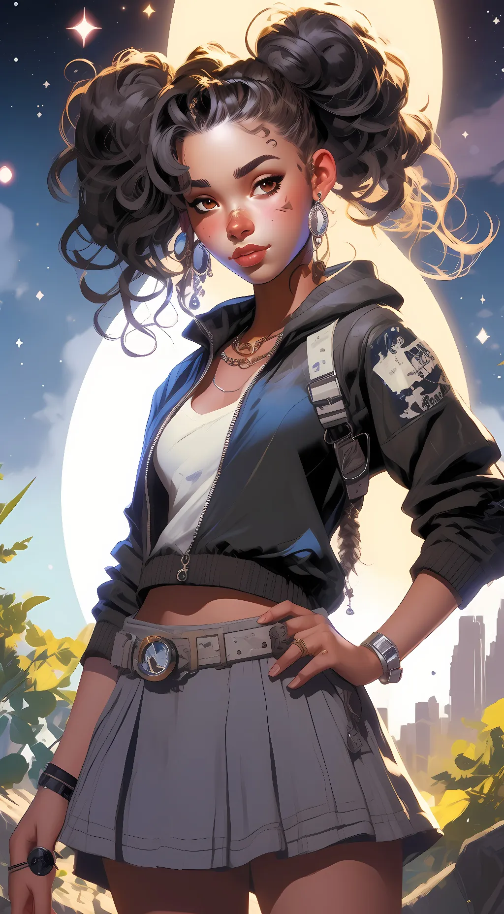 ai character: Lilly background