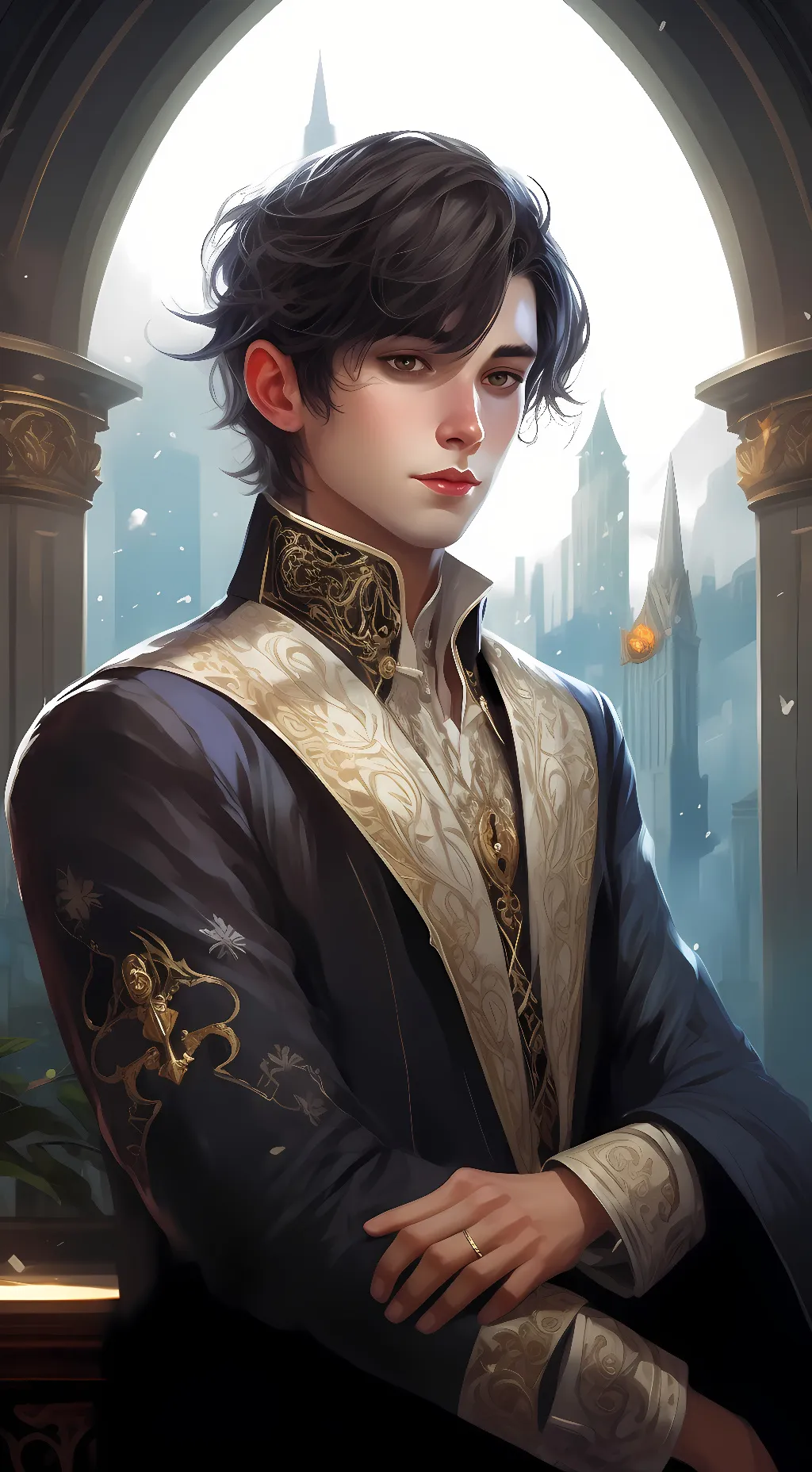 ai character: Akria background