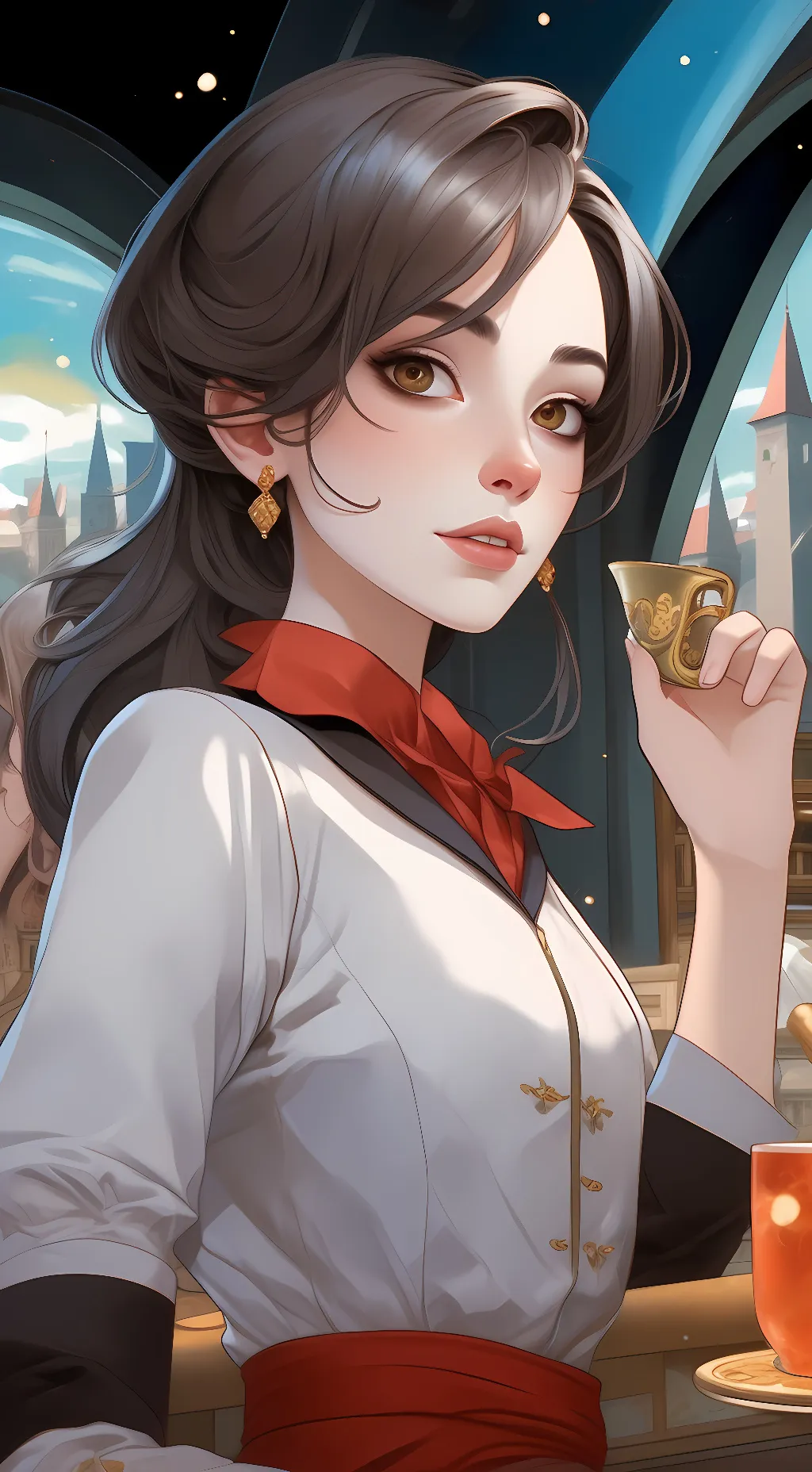 ai character: Diana Mitchell background