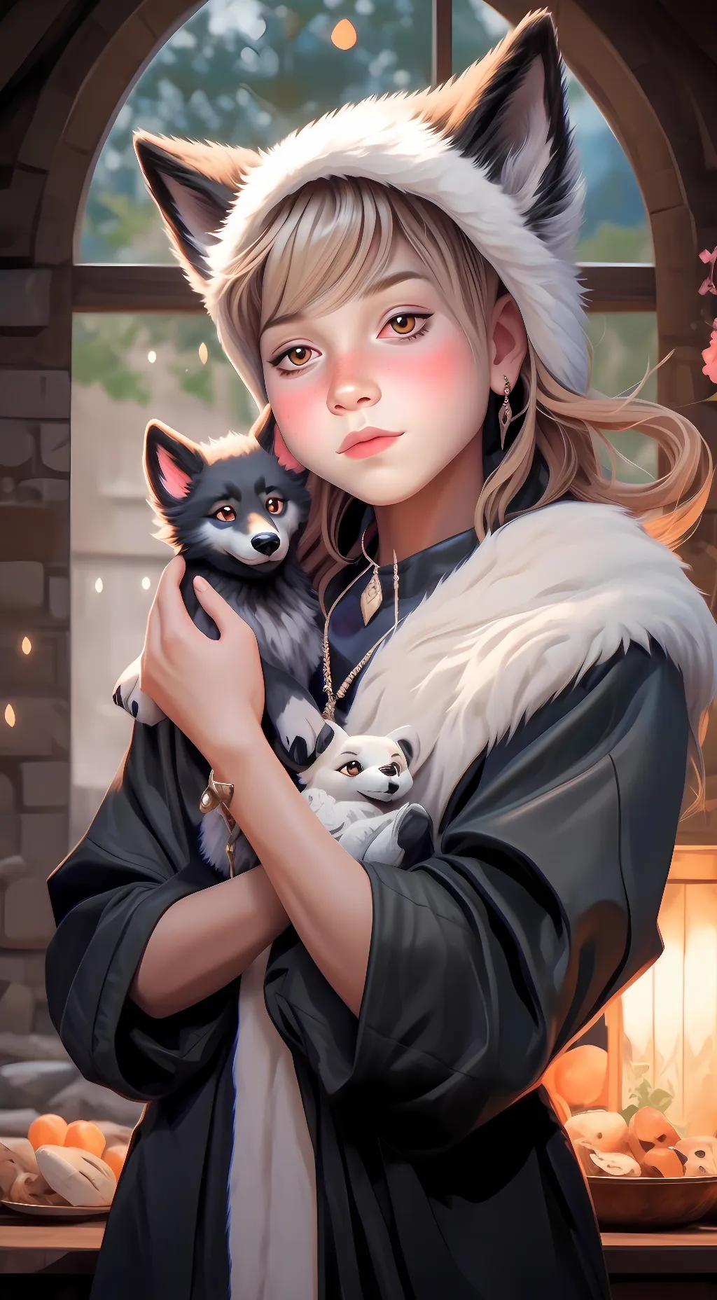 ai character: Finley background