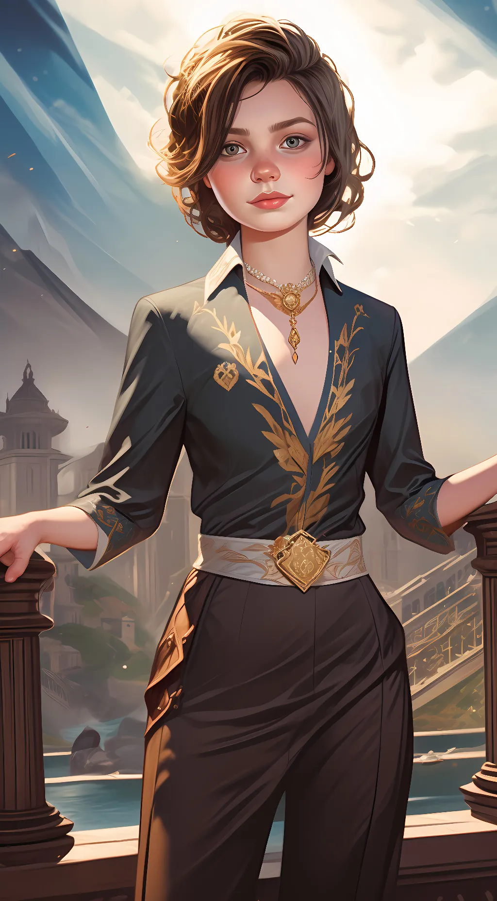 ai character: Elizabeth  background