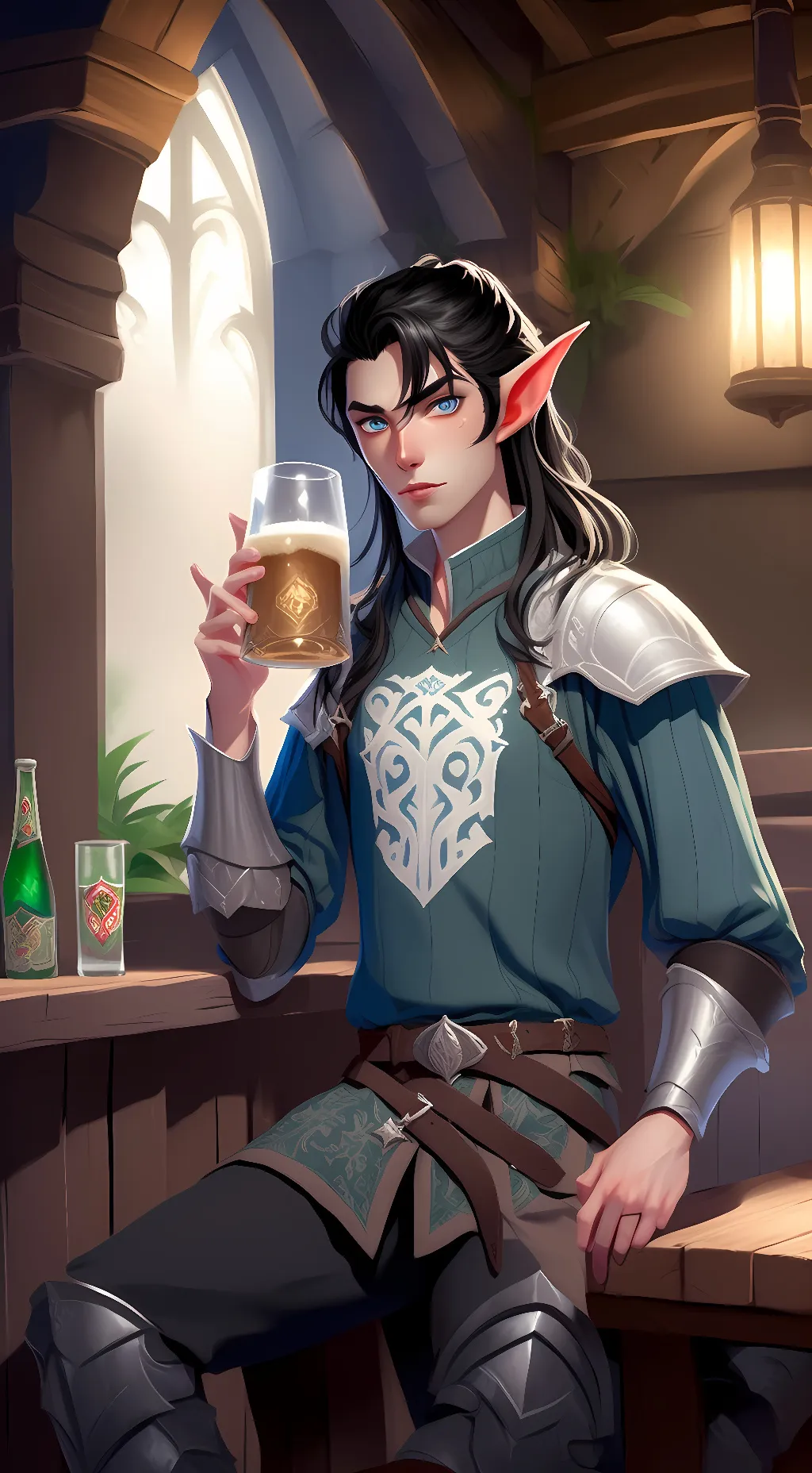 ai character: Leon Windstad background