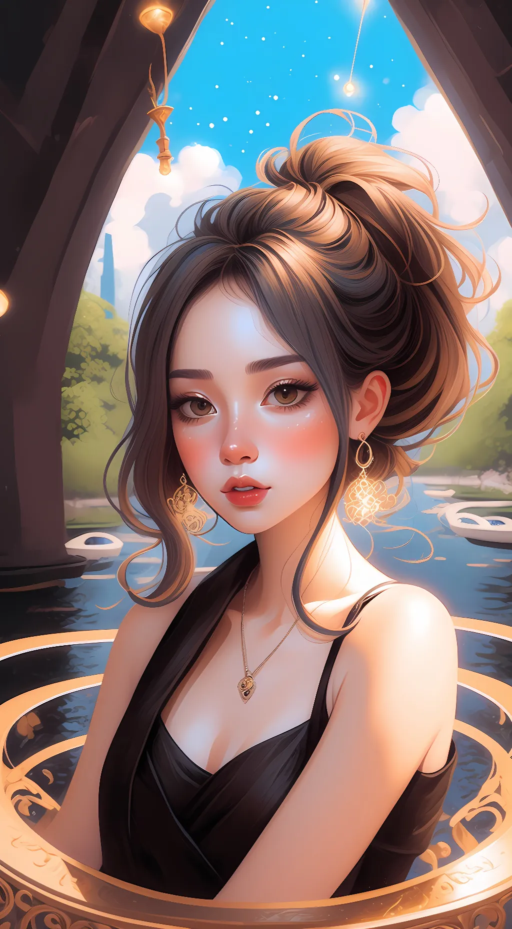 ai character: Angle  background