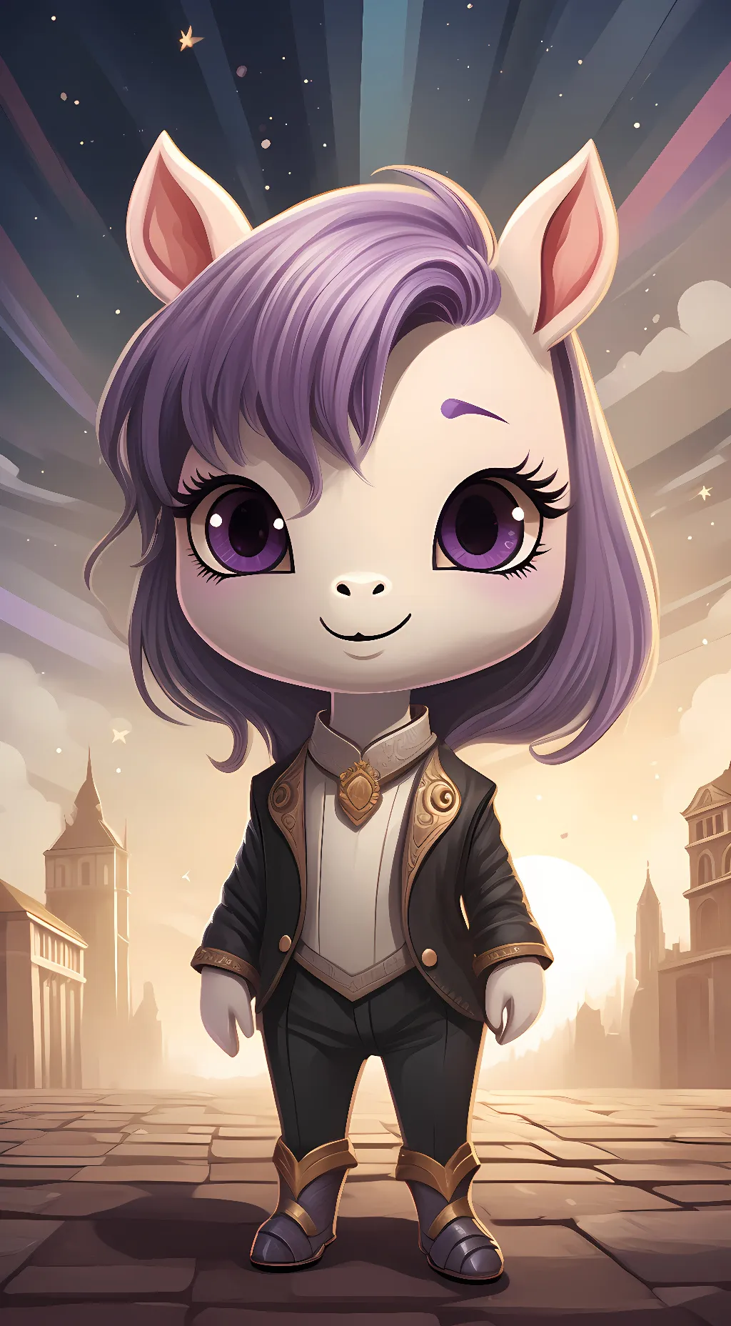 ai character: MISS AMY background