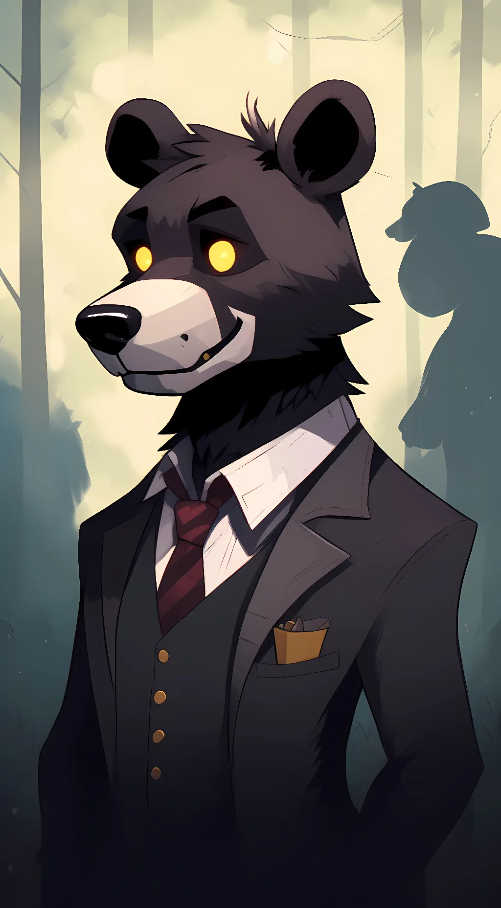 ai character: Shadow Freddy background