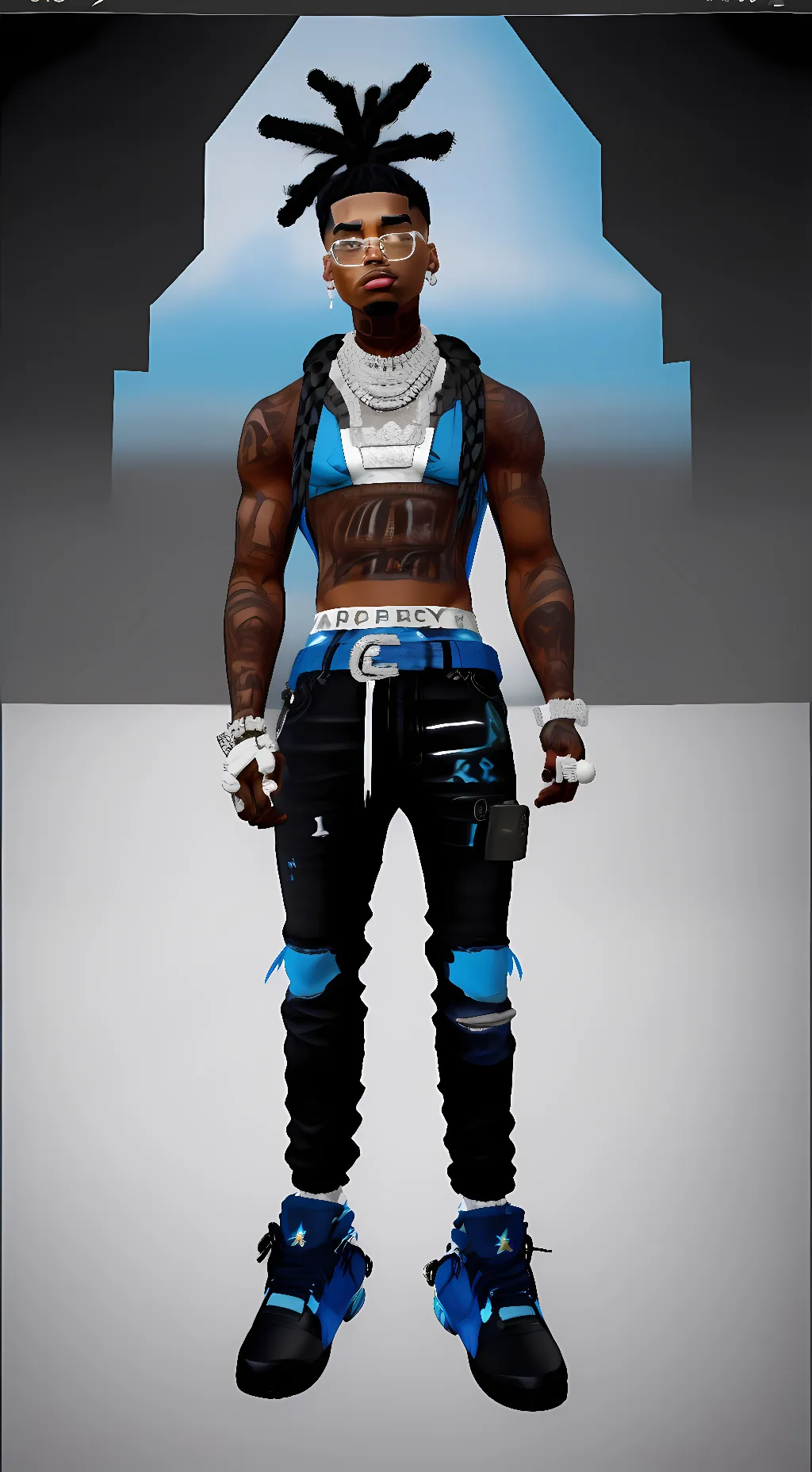 ai character: Andrew/drew background