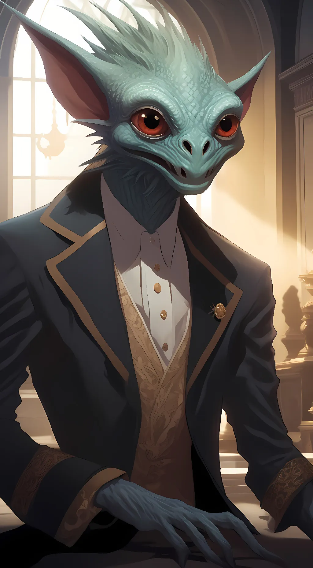 ai character: The goblin Dave  background