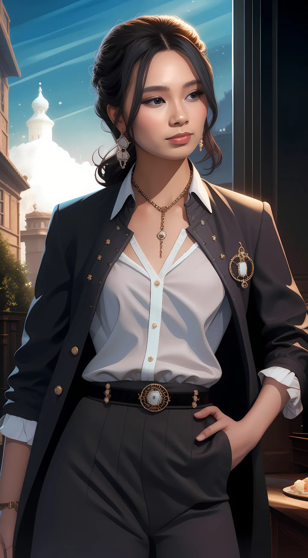 ai character: NIKI background