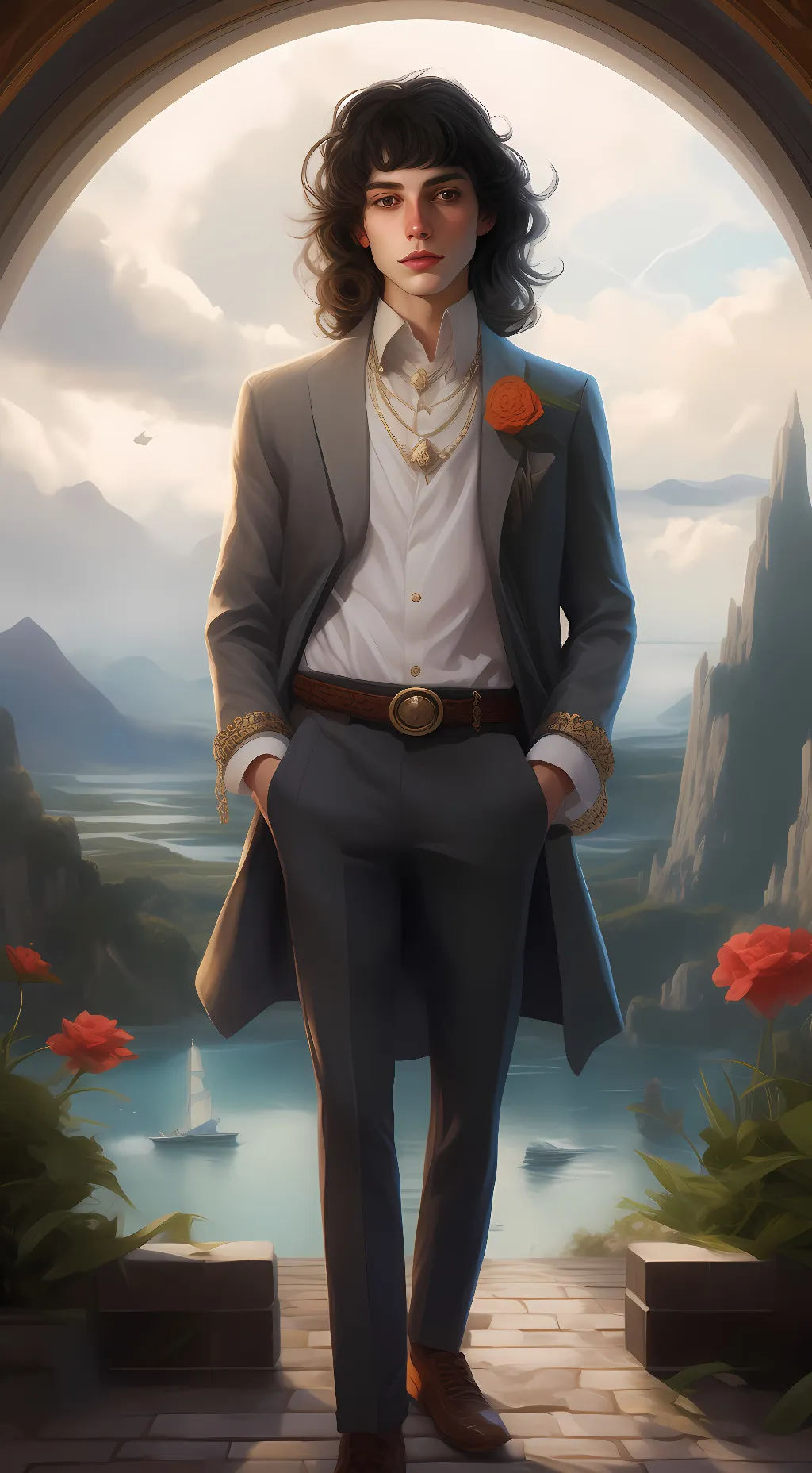 ai character: millie tony  background