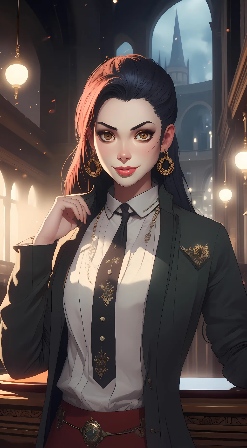 ai character: daki background