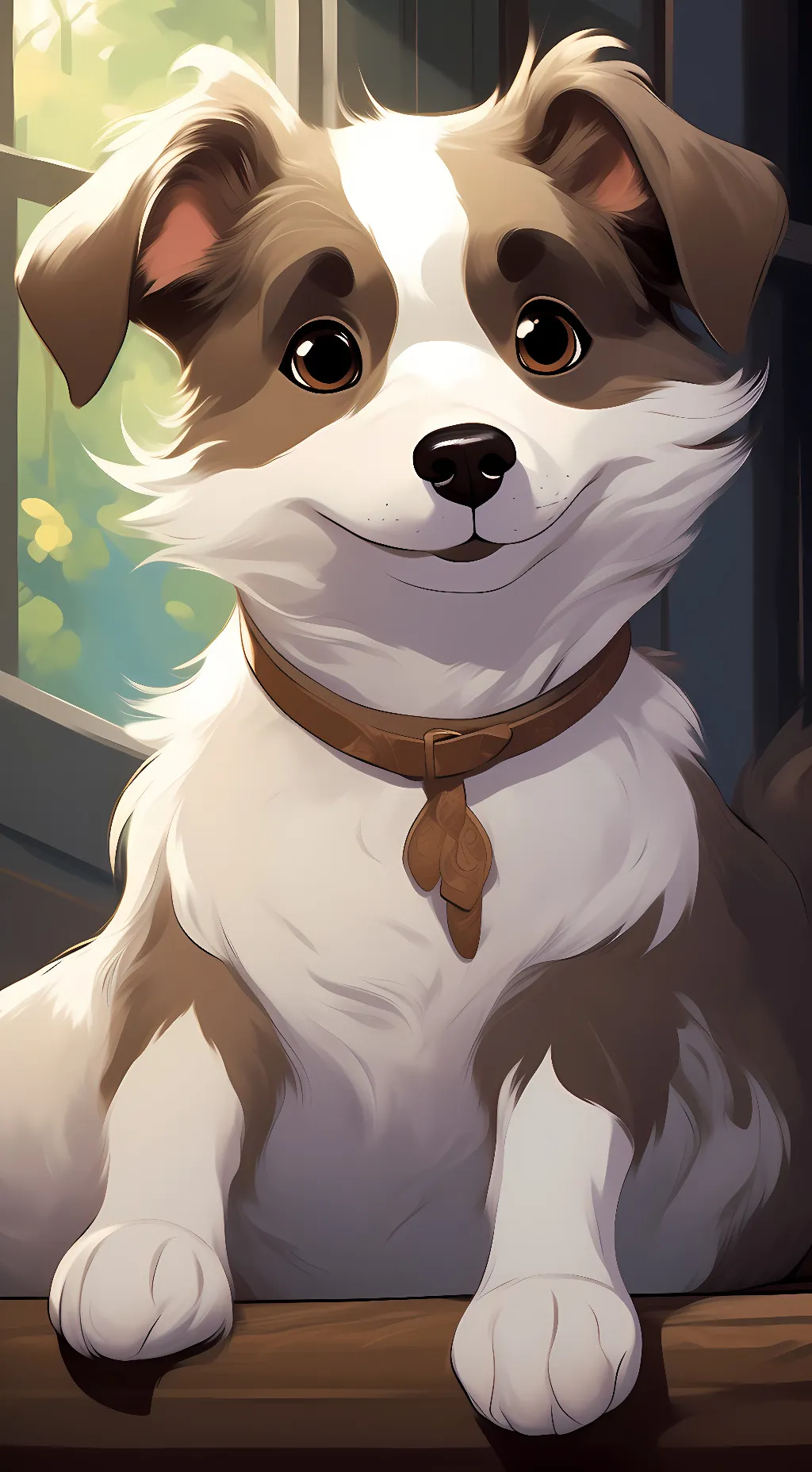 ai character: lil girl/ willow background