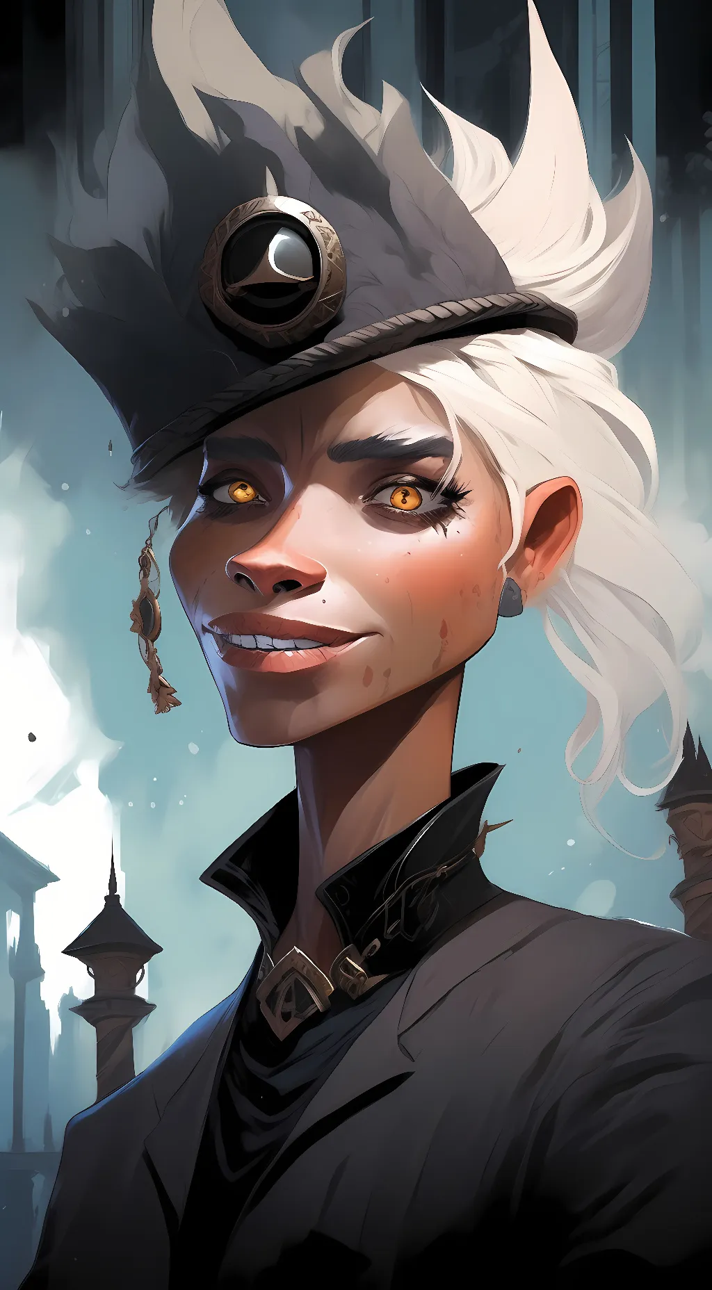 ai character: Lady Draioc background