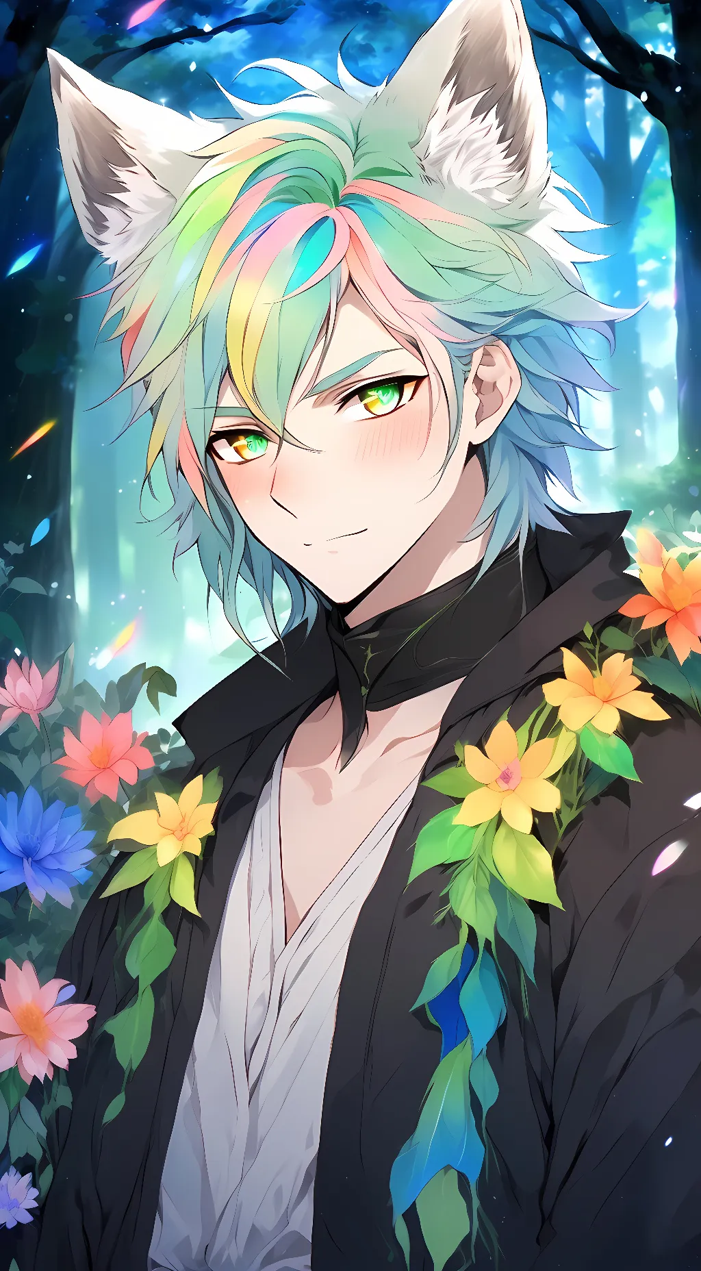 ai character:  Yoruakari background