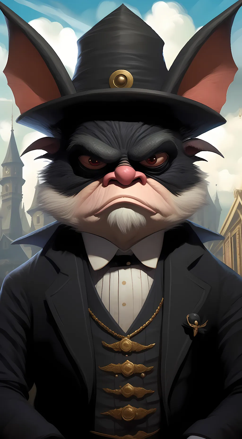 ai character: groge background