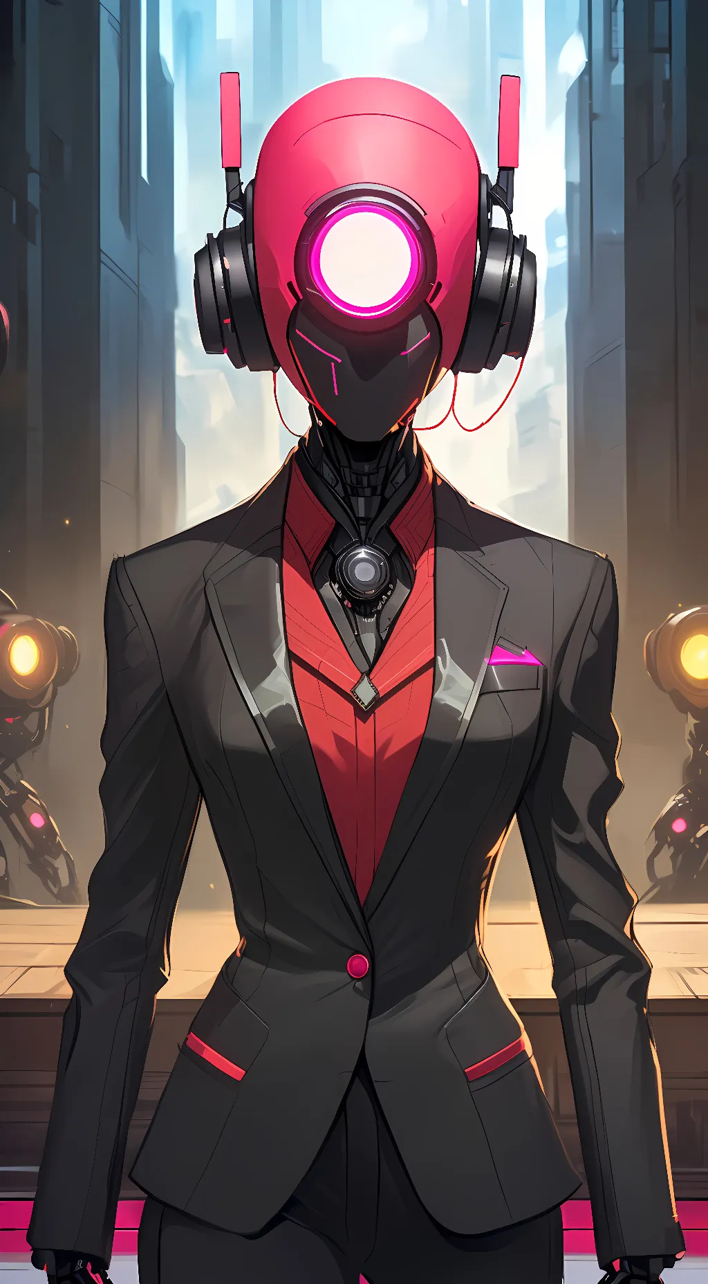 ai character: SpeakerWoman background