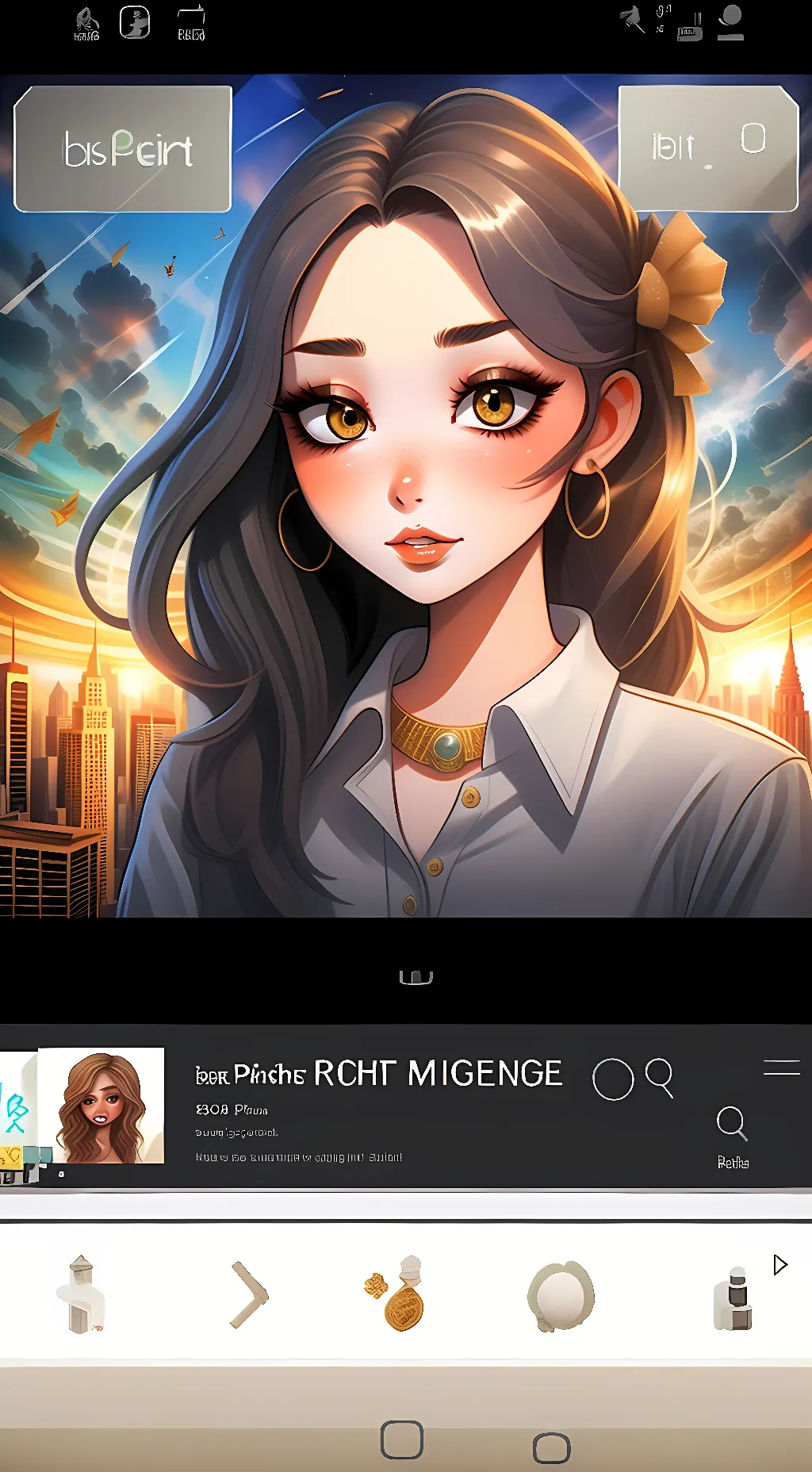 ai character: mila background