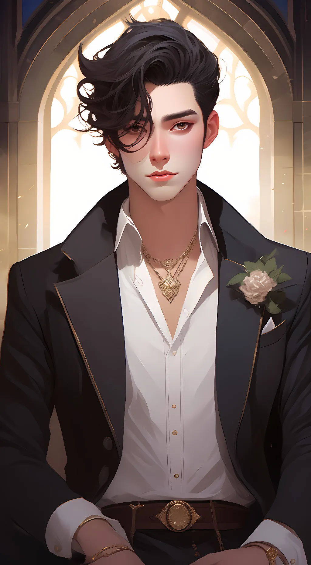 ai character: hi am so dummb background