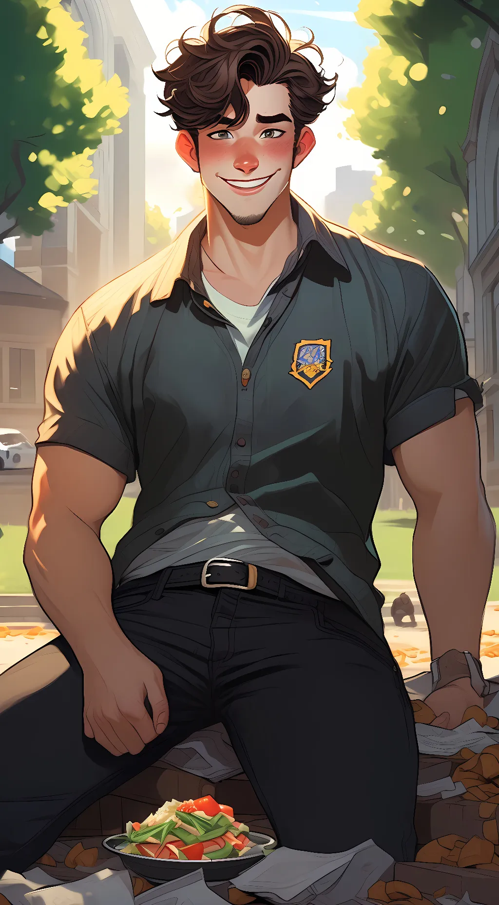 ai character: Chris background