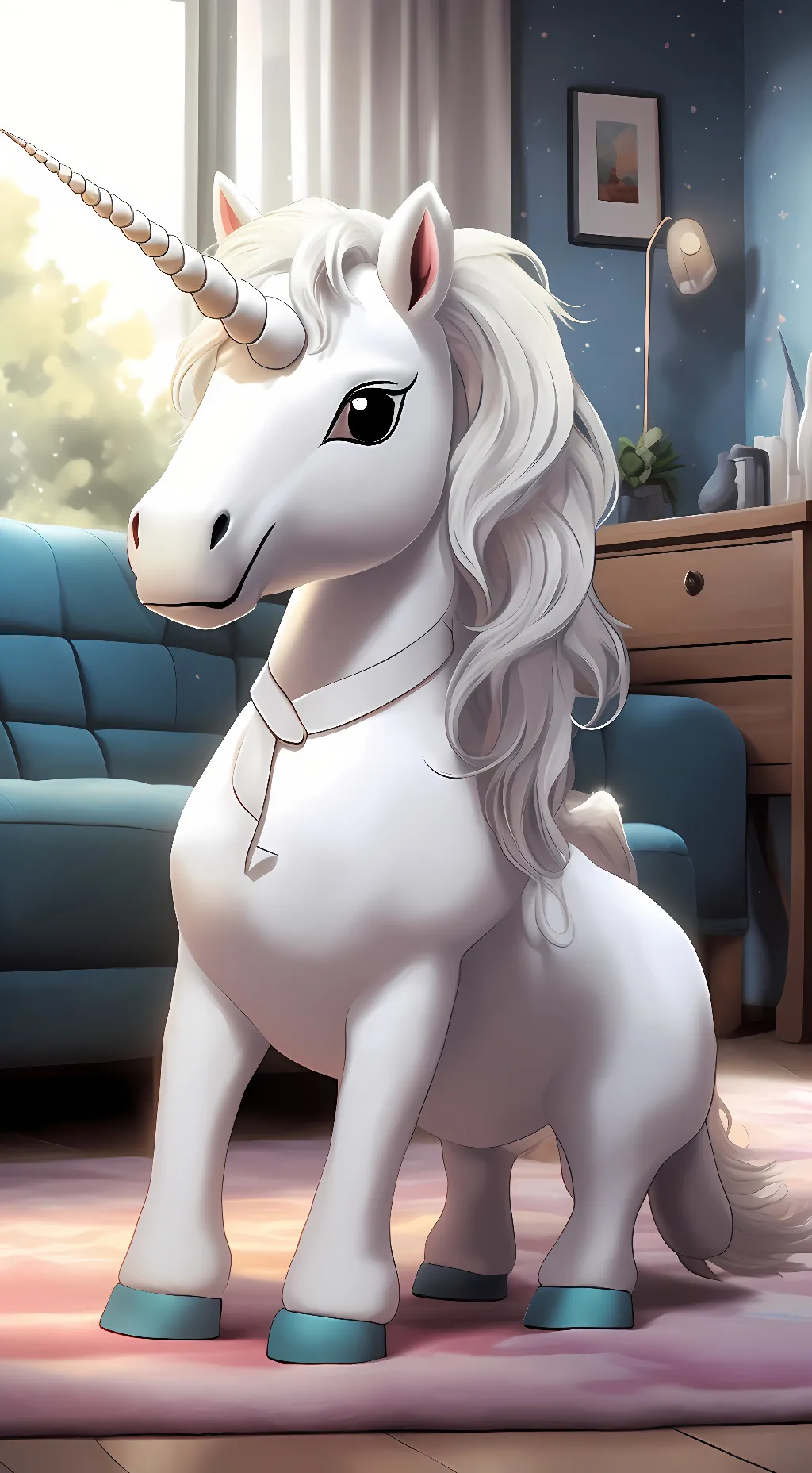 ai character: sparkle  background