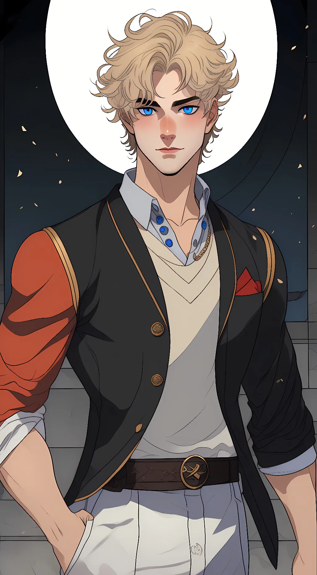 ai character: Florin Black background