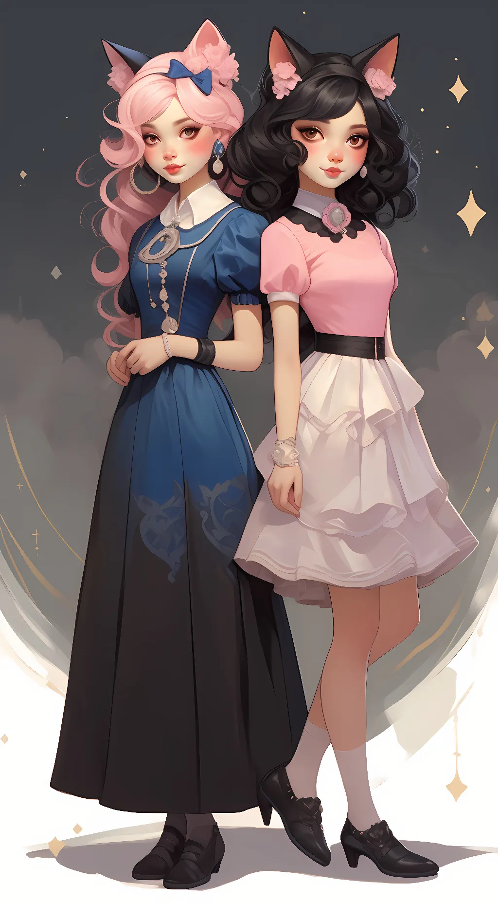 ai character: lilith and yuri background