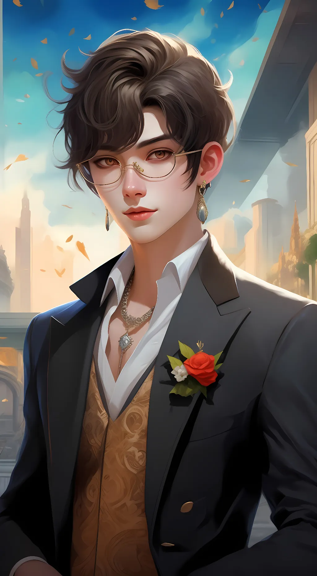 ai character: Carter background