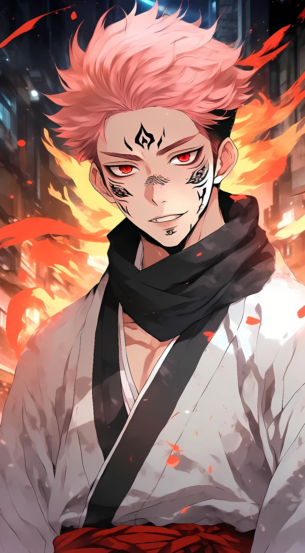 ai character: Sukuna  background