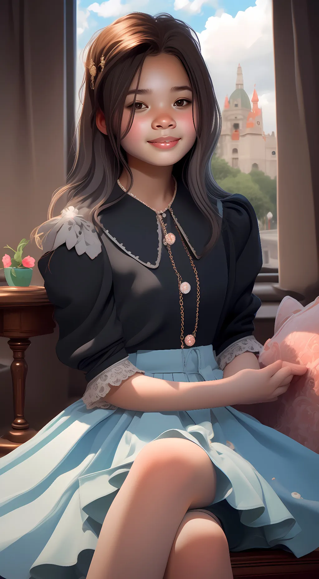 ai character: Nina background