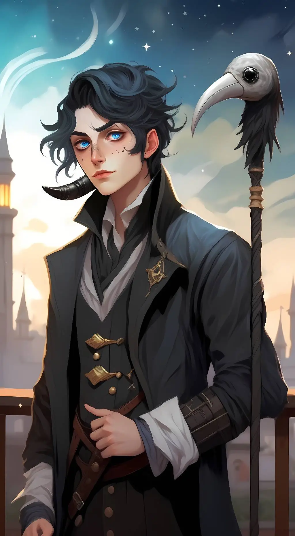 ai character: Galactia Astro background