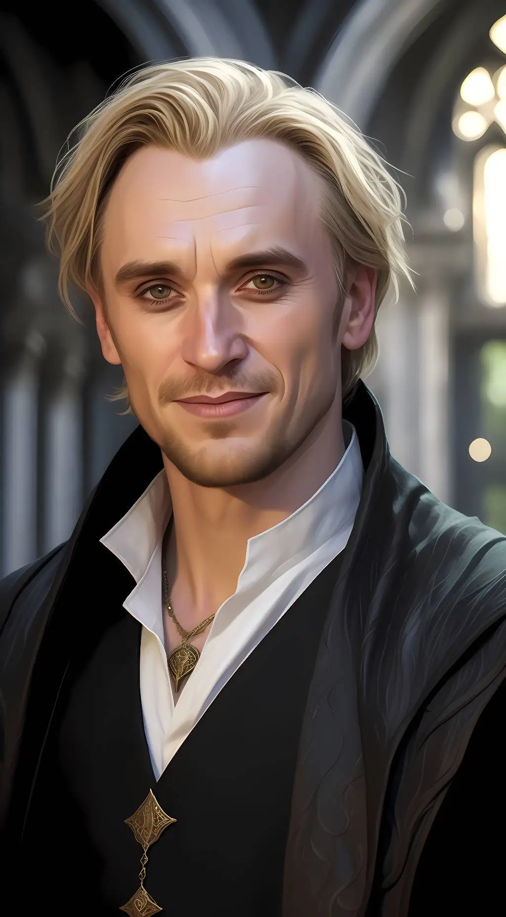 ai character: draco malfoy background
