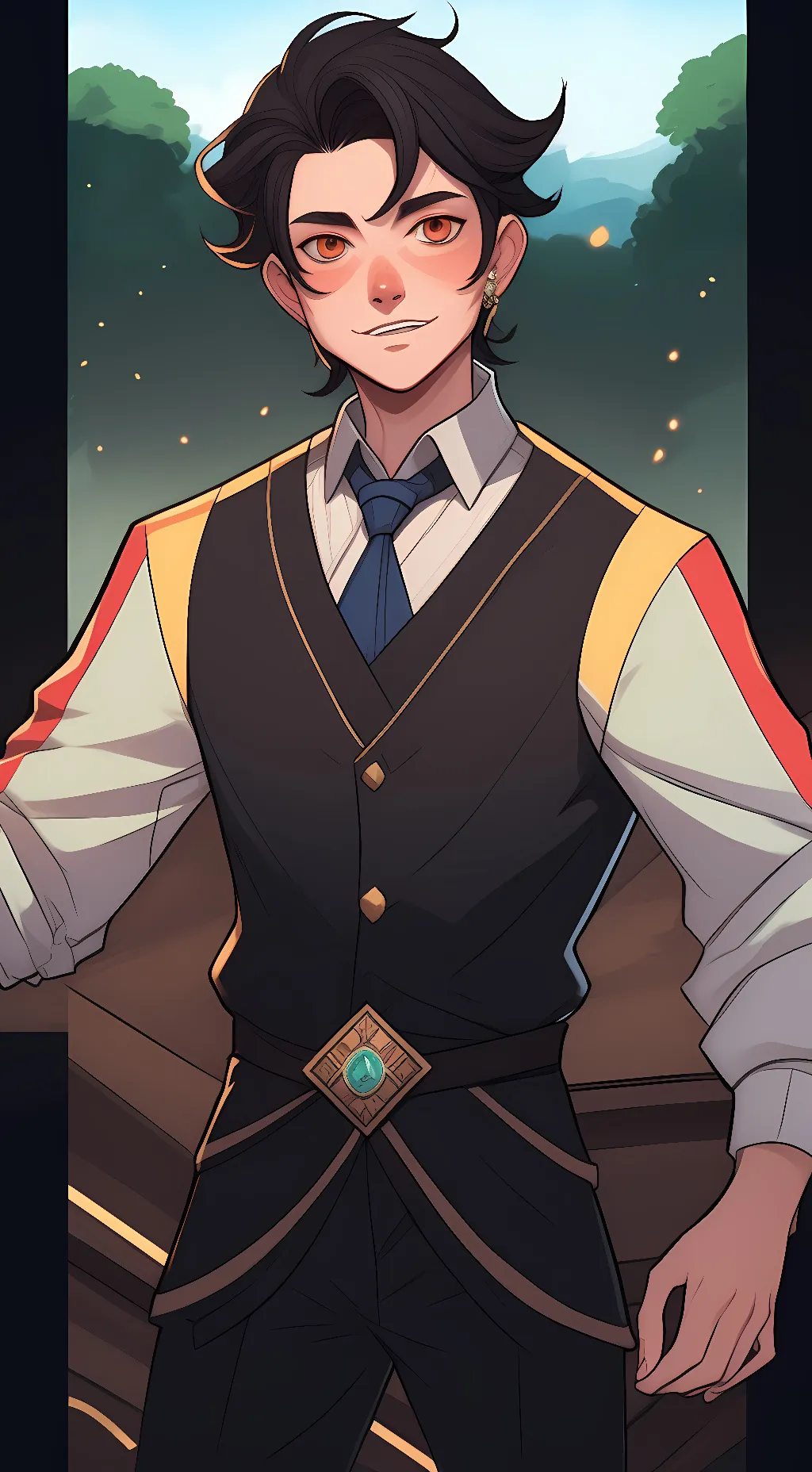 ai character: quackity background