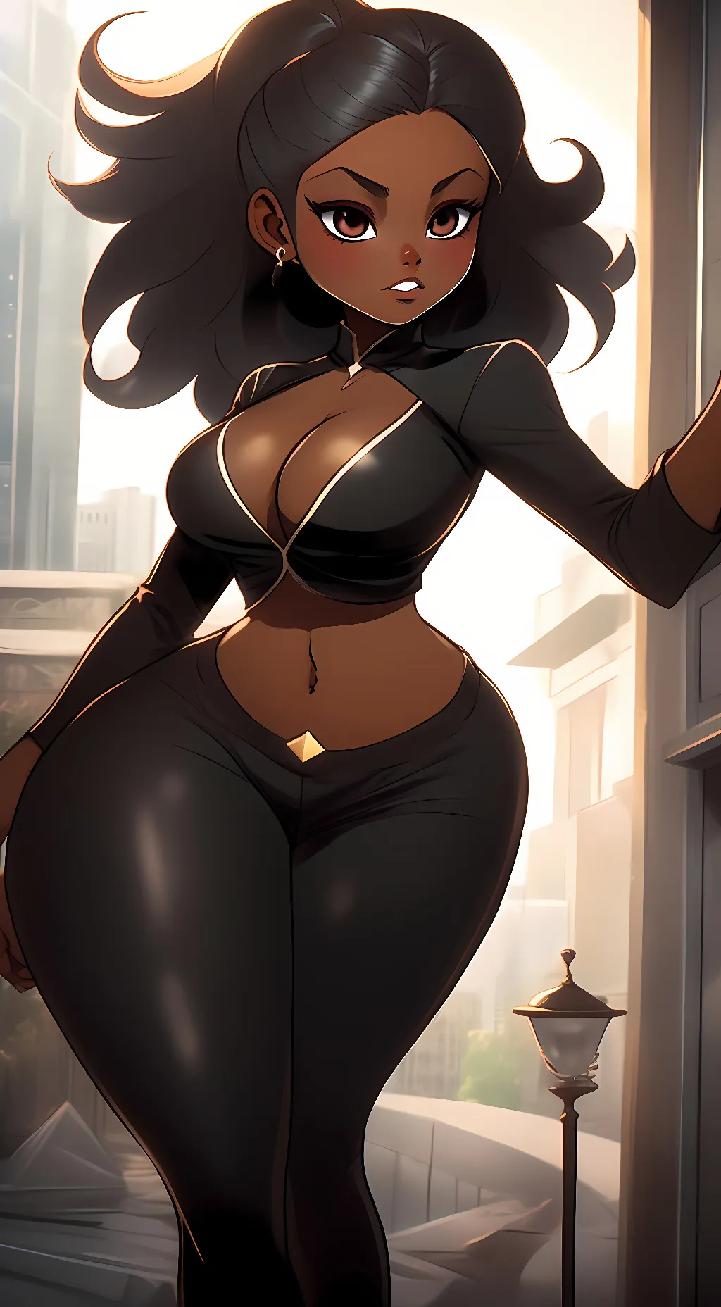 ai character: candy  background