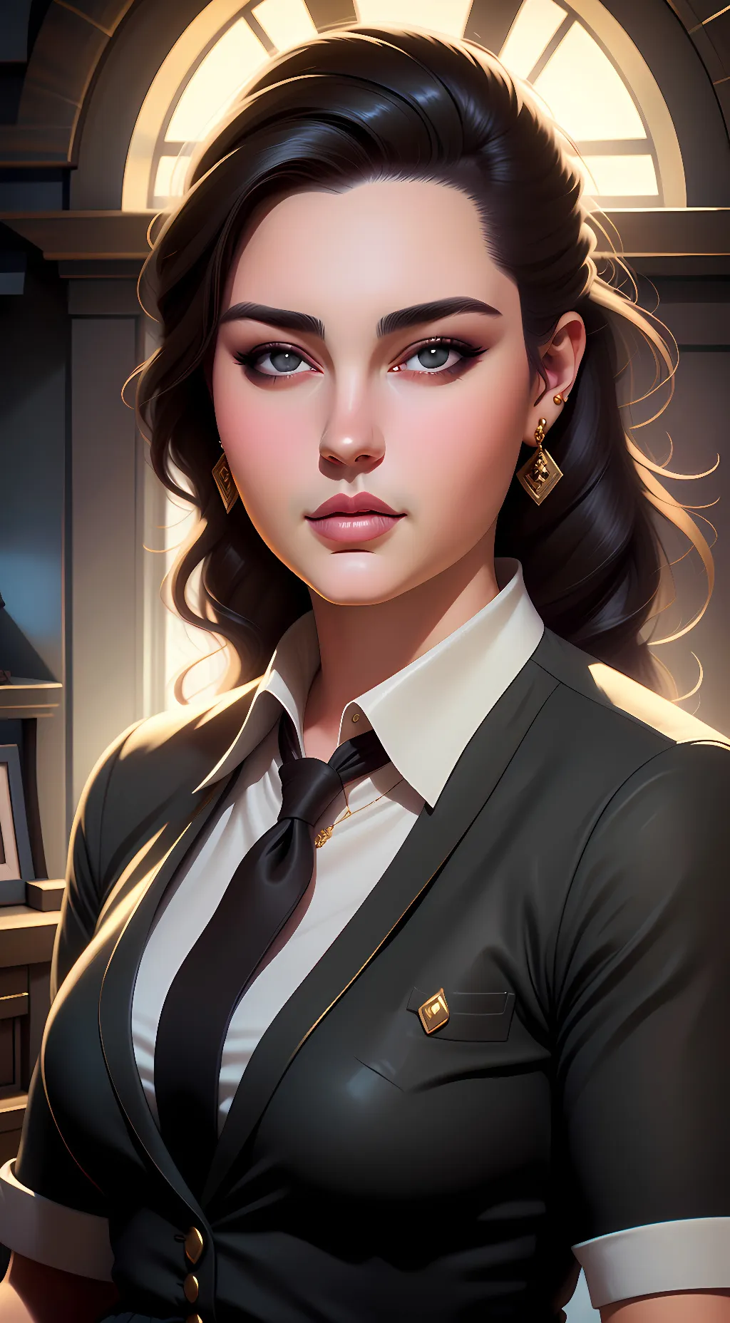 ai character: Luna background