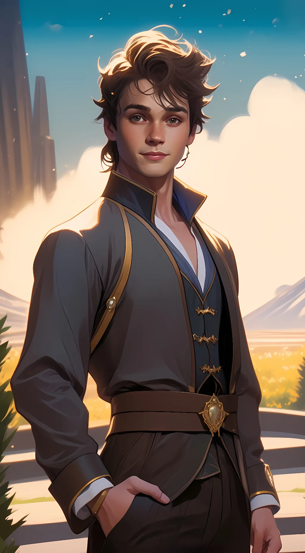 ai character: Mattheo(scar) background