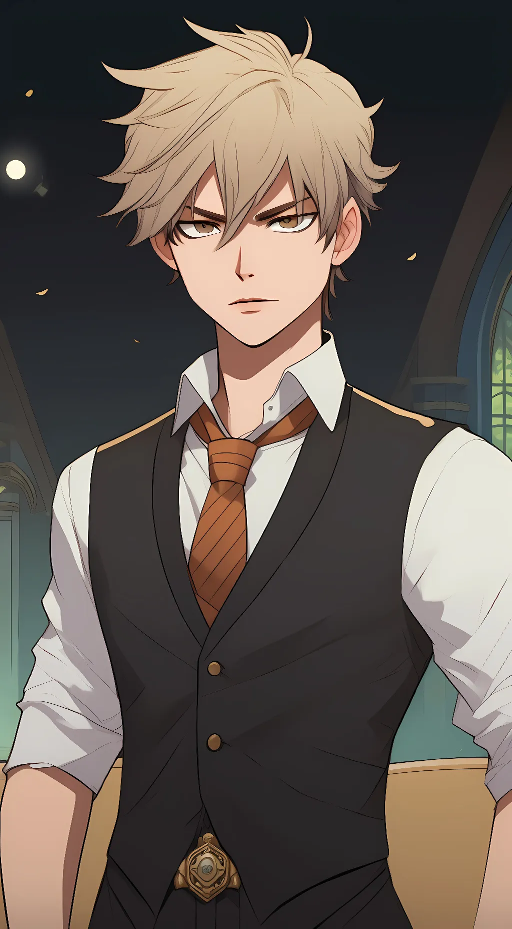 ai character: katsuki bakugou background