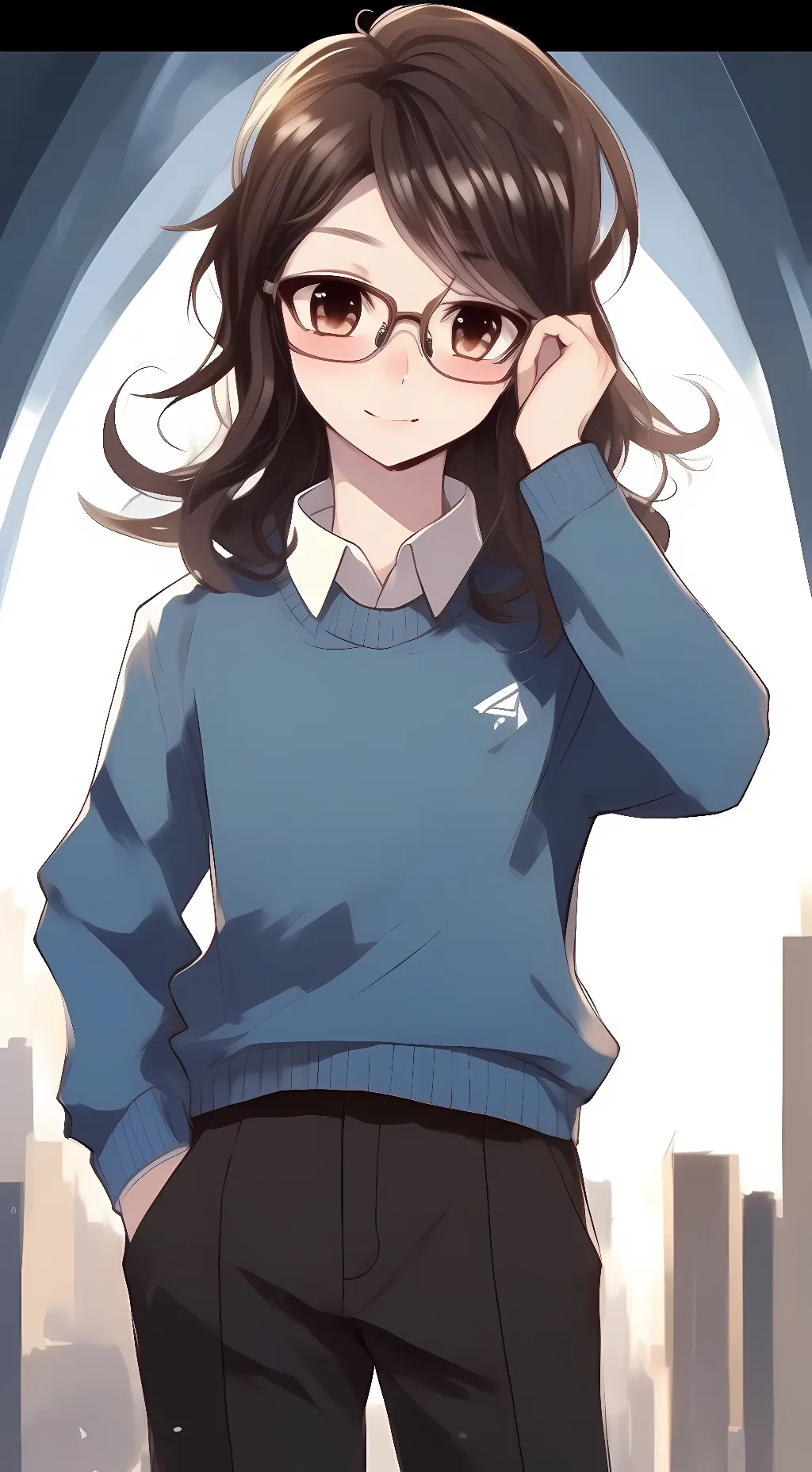 ai character: Ellie background