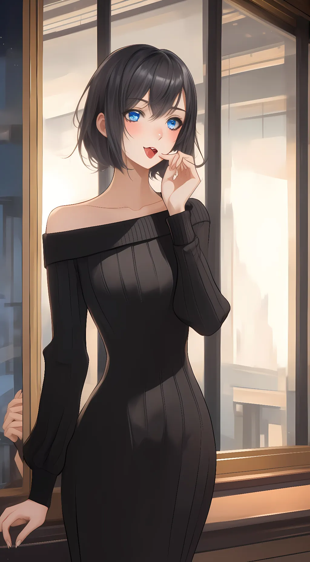 ai character: Amber Older Sister background