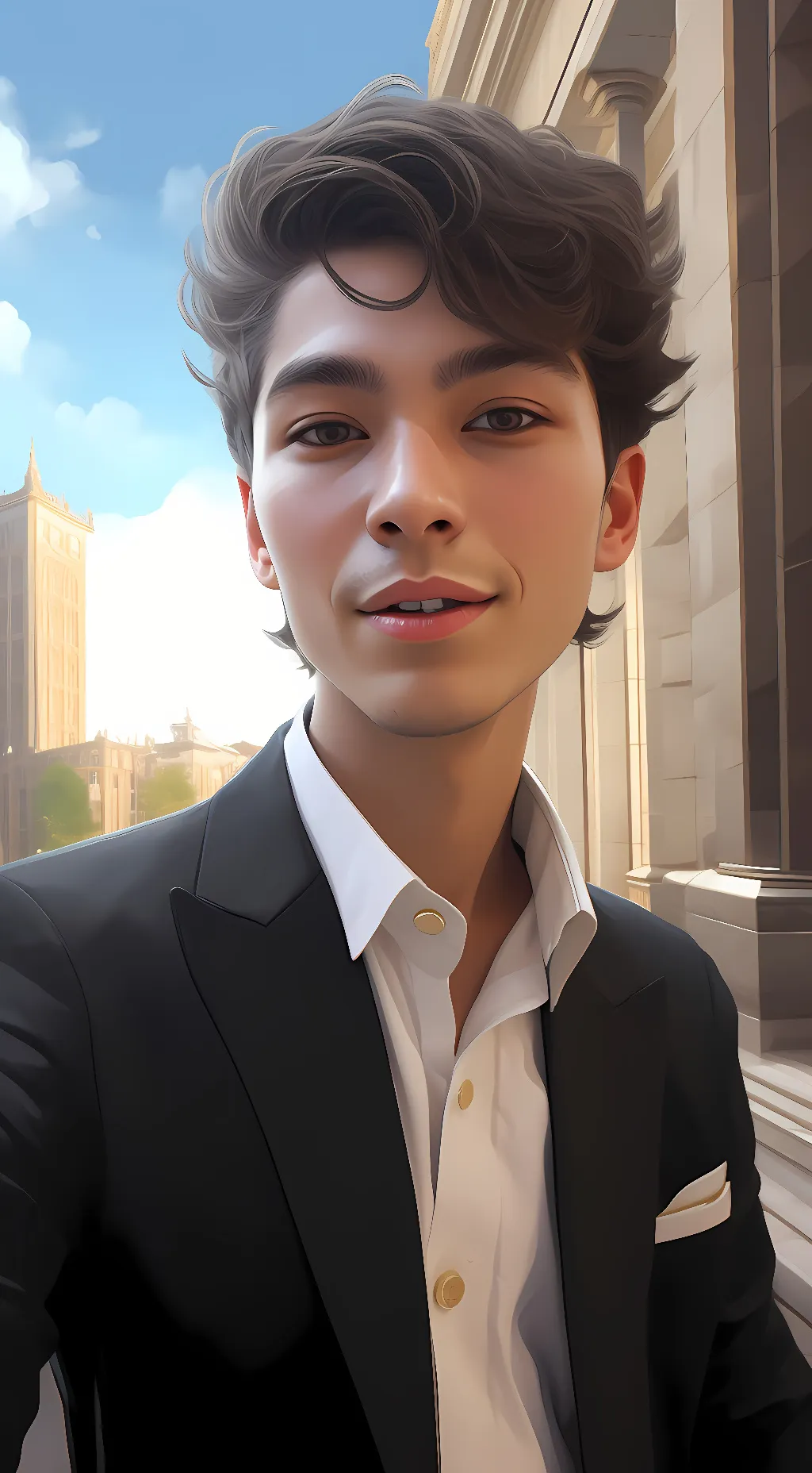 ai character: Sophia Diaz background