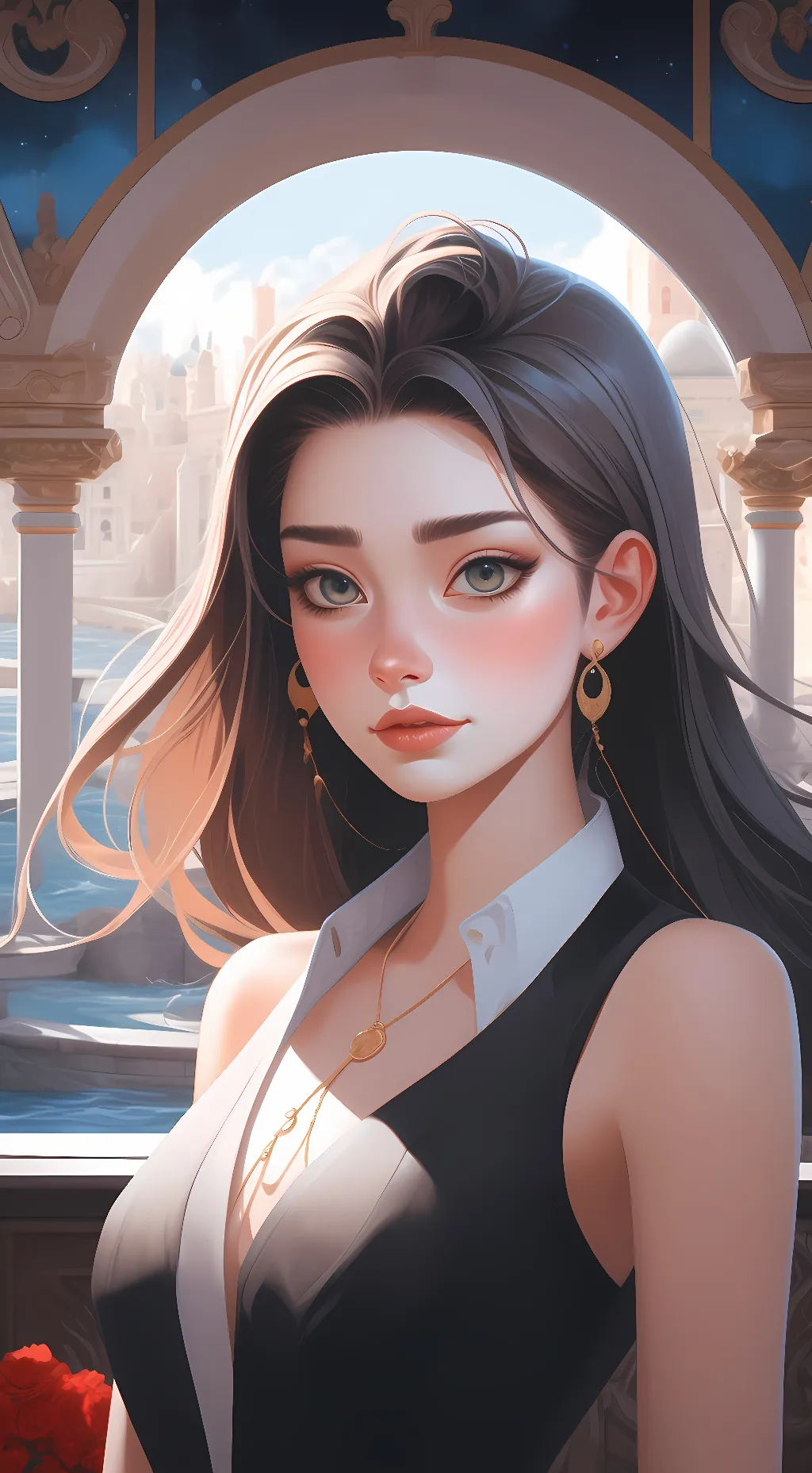 ai character: izuku background