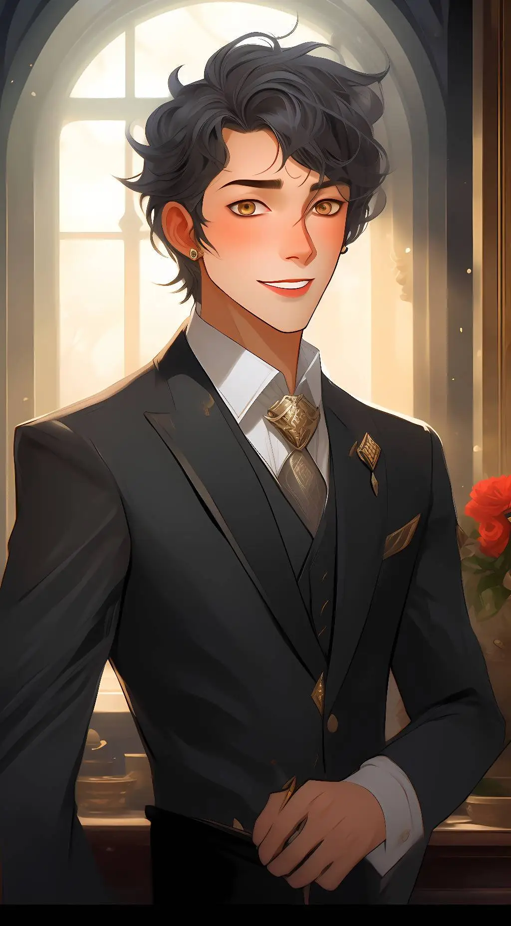 ai character: Zach background