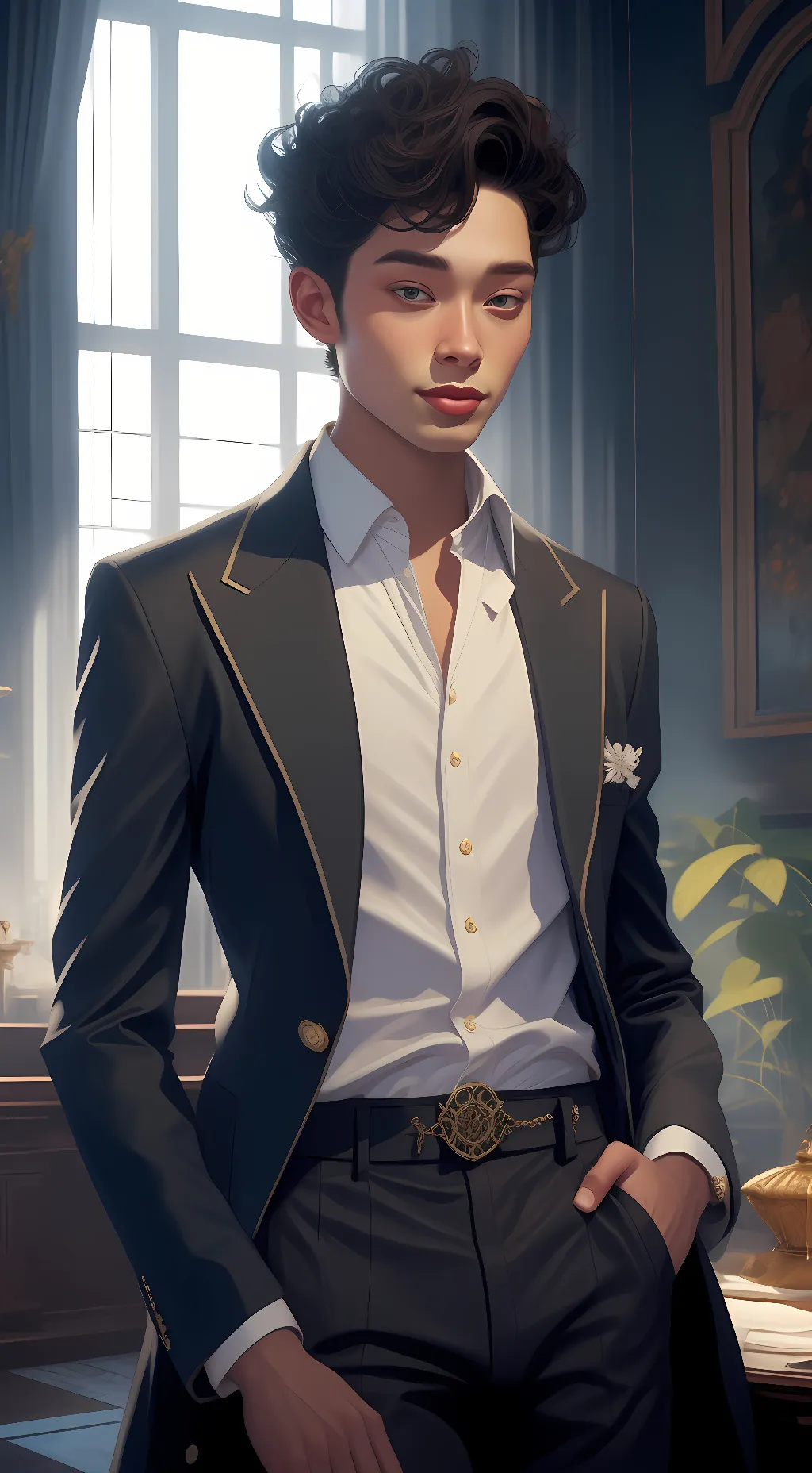 ai character: sam background