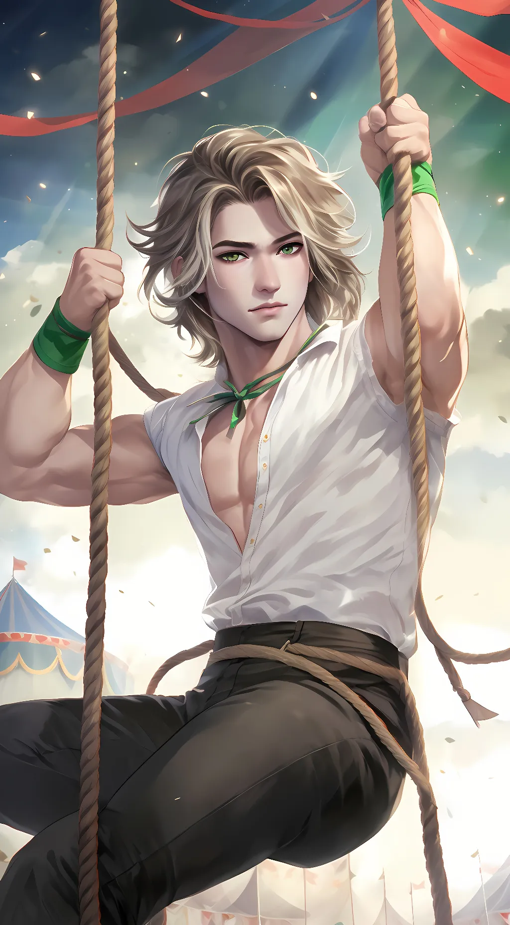 ai character: Adien  background