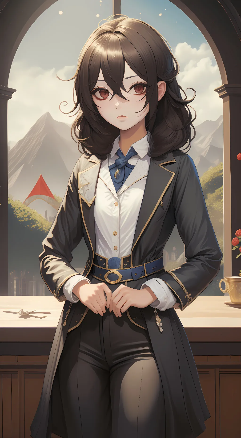 ai character: ally background