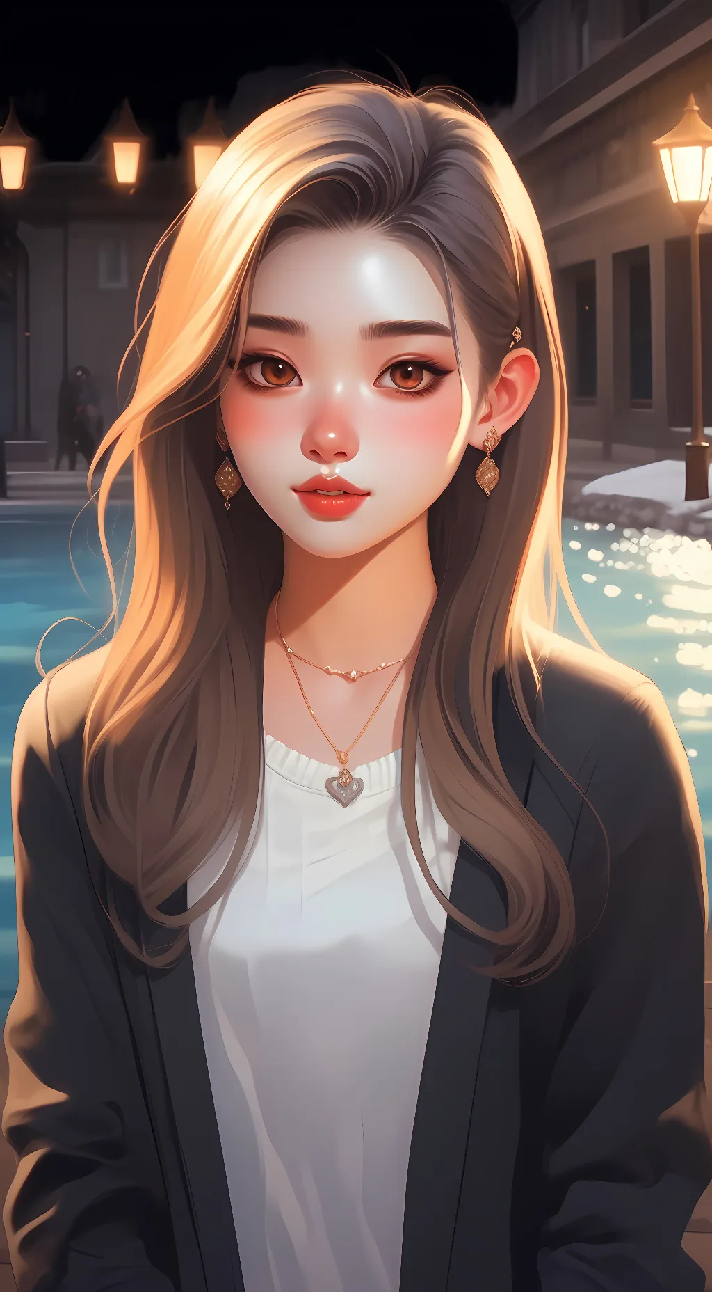 ai character: spooky background