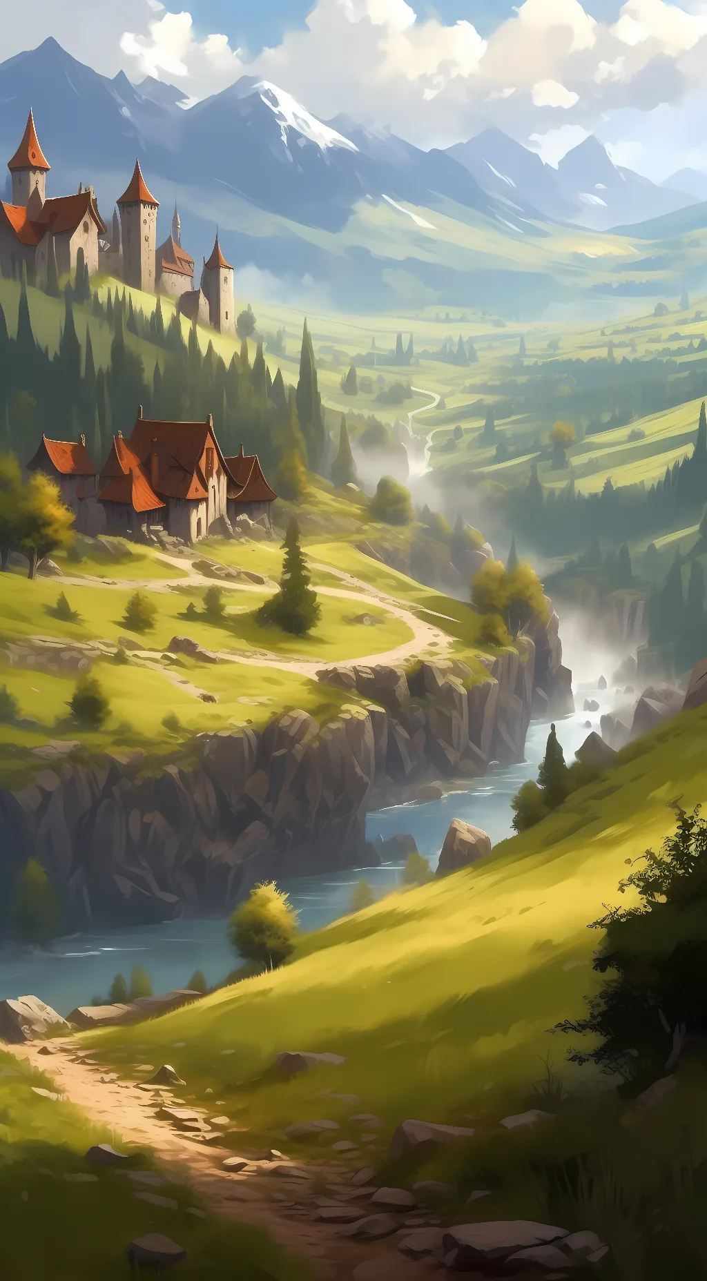 ai character: Anemoria | RPG background