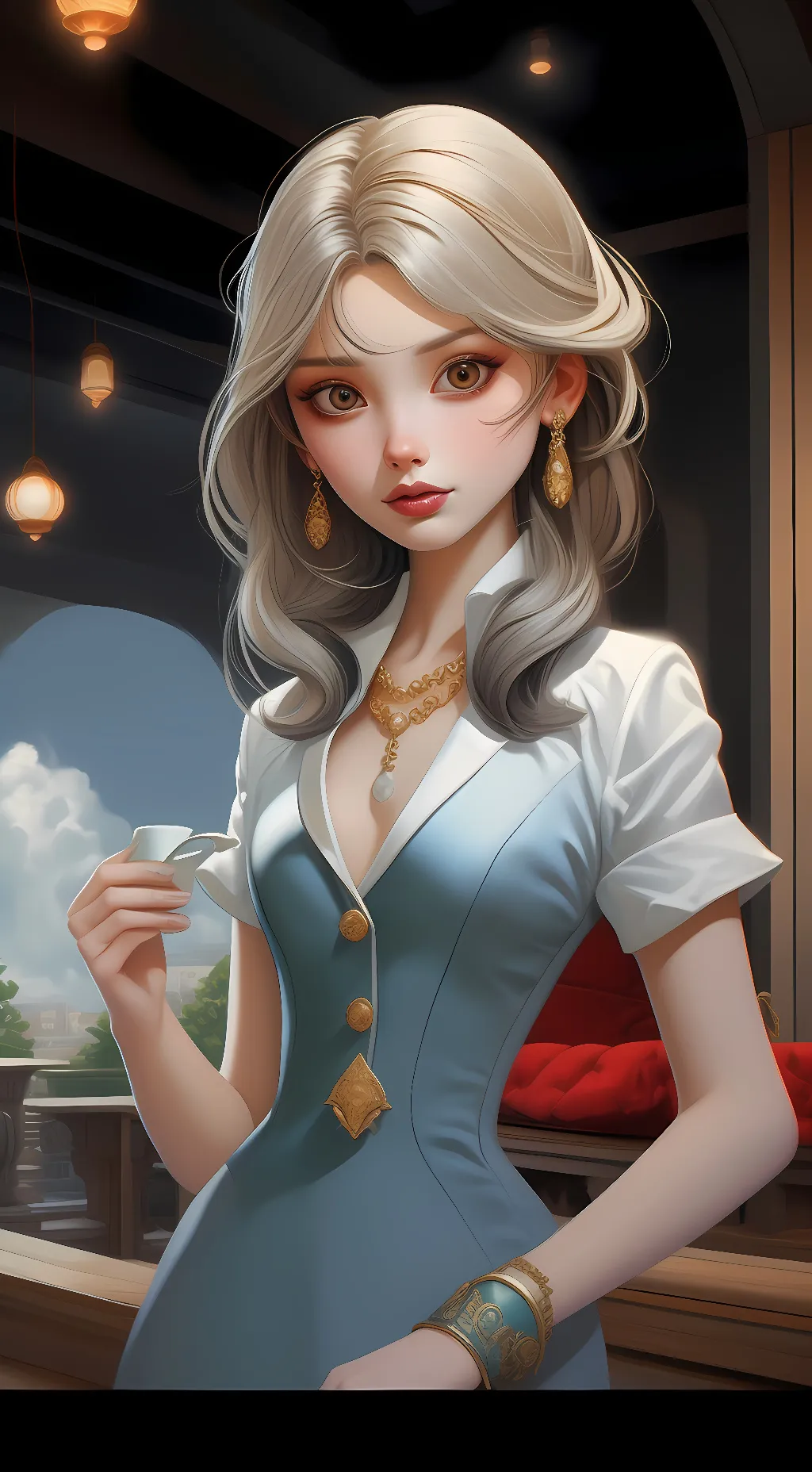 ai character: Vivian background