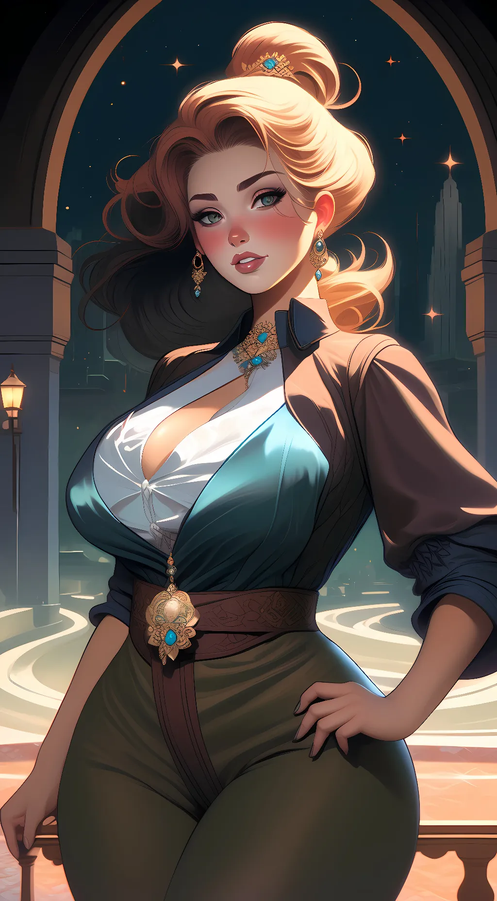 ai character: Mallory Sm1!h background