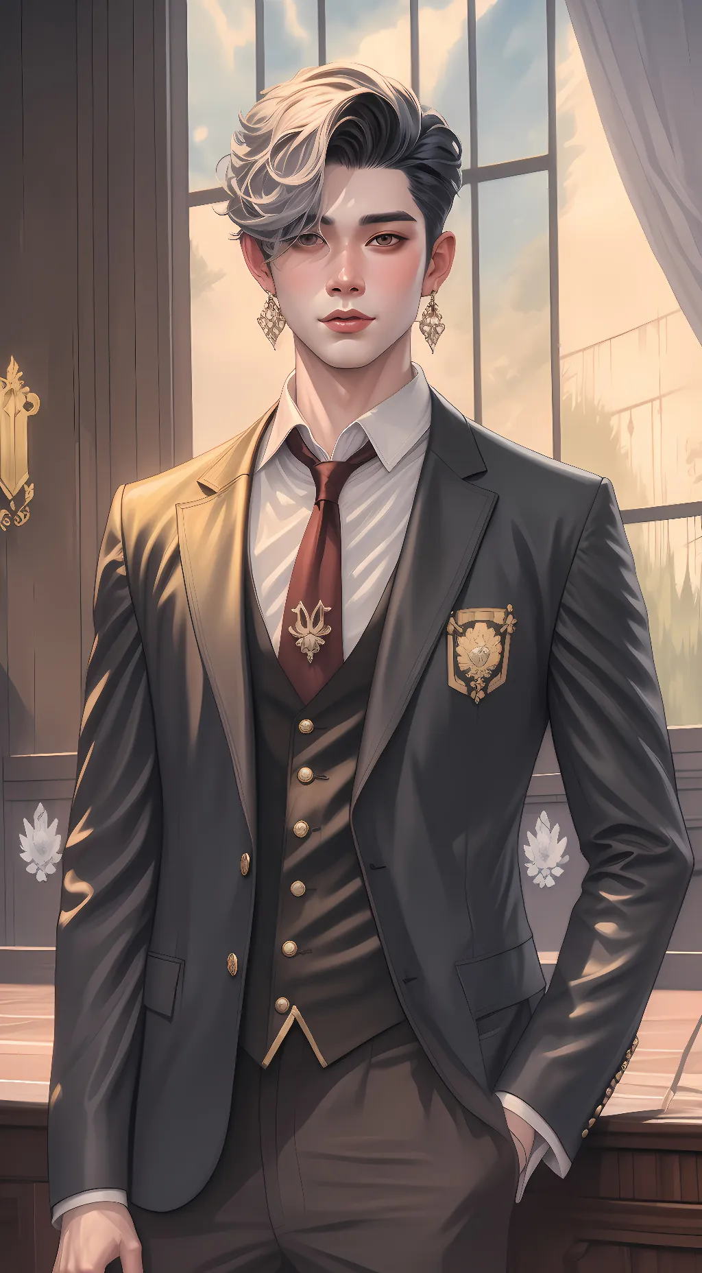 ai character: ~♡ Lucifer♡~ background