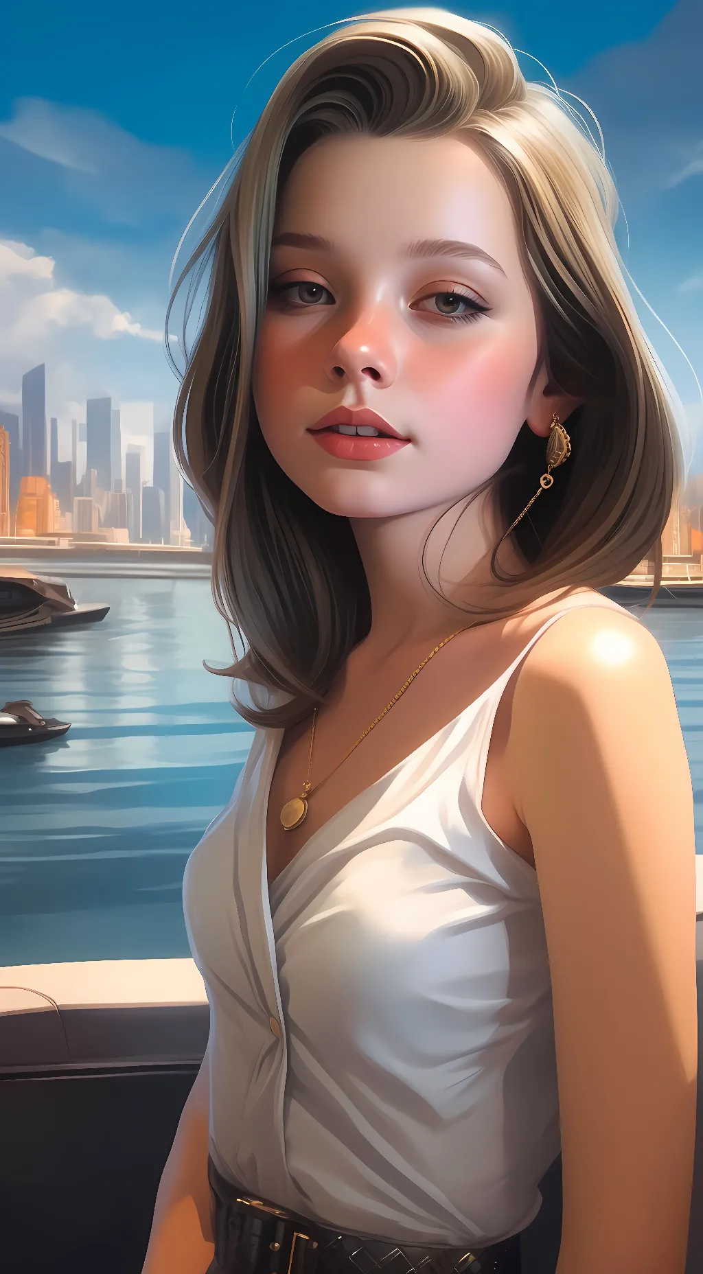 ai character: Emma Minner  background