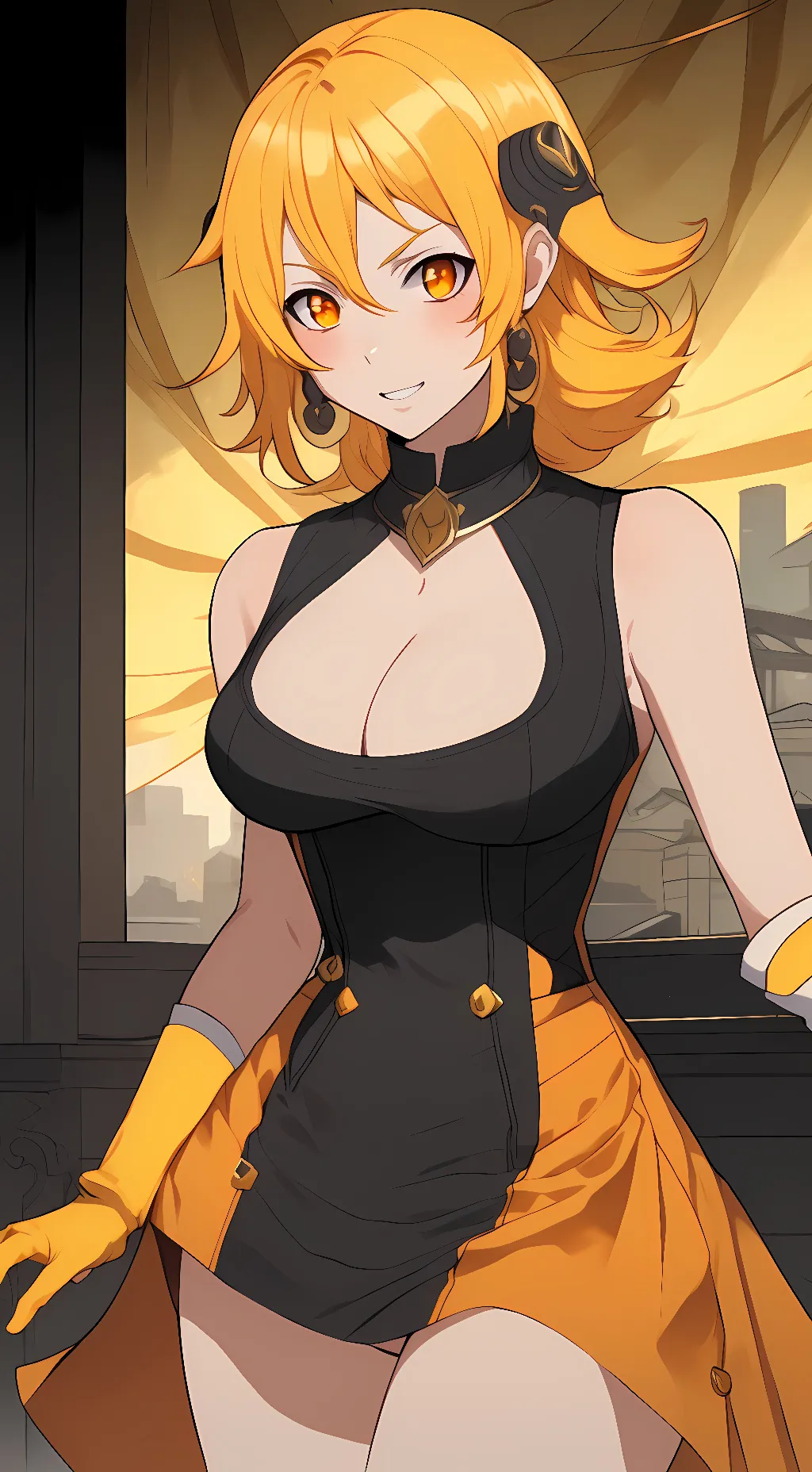 ai character: miki background